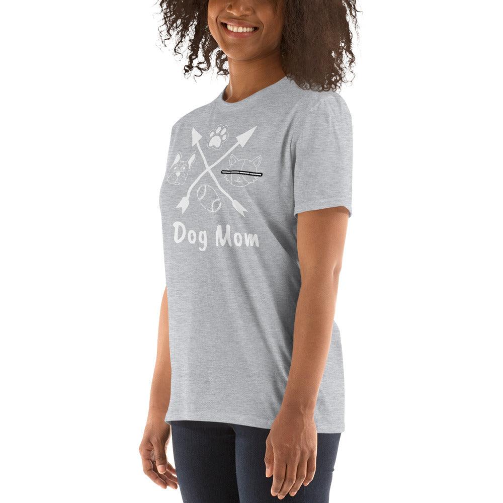 Dog Mom Short-Sleeve Unisex T-Shirt - Lizard Vigilante