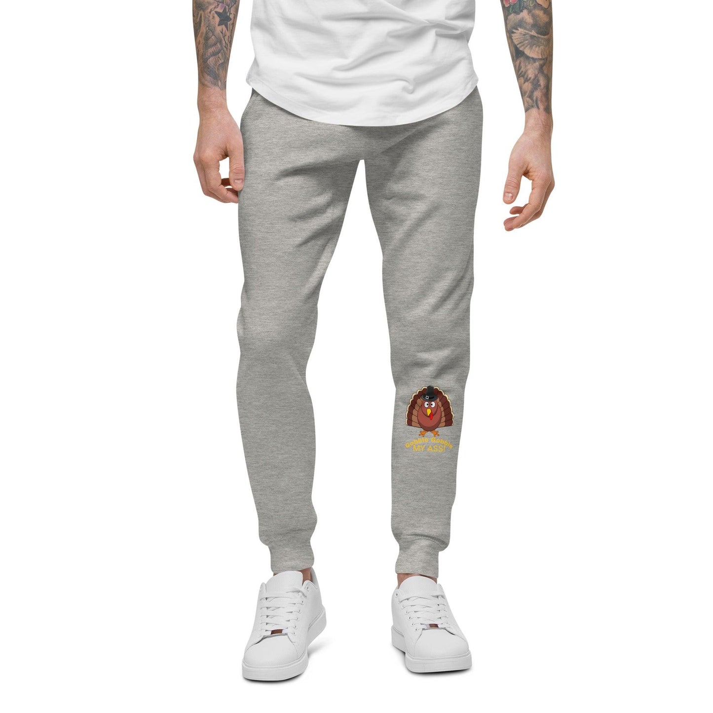 Gobble Gobble Unisex fleece sweatpants - Lizard Vigilante