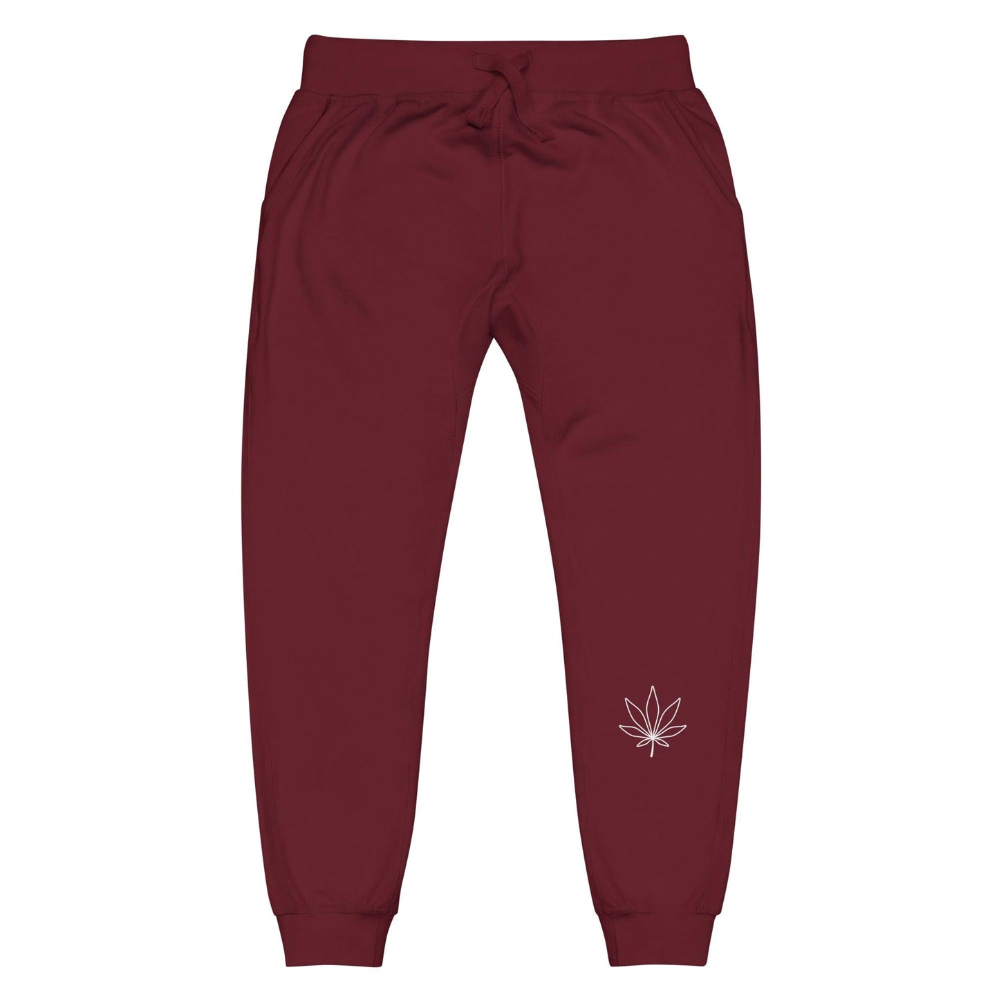 Pot leaf Unisex fleece sweatpants - Lizard Vigilante