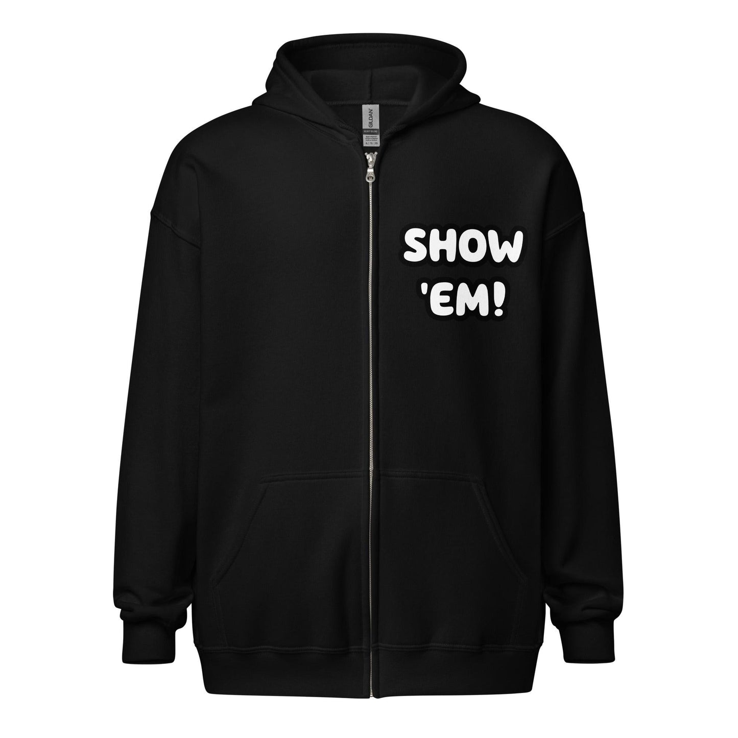 SHOW 'EM! Unisex heavy blend zip hoodie - Lizard Vigilante