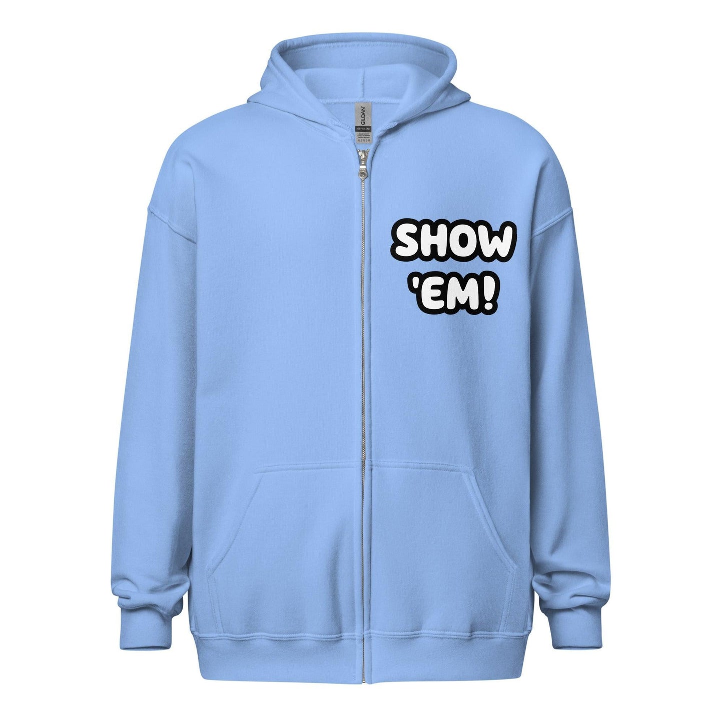 SHOW 'EM! Unisex heavy blend zip hoodie - Lizard Vigilante