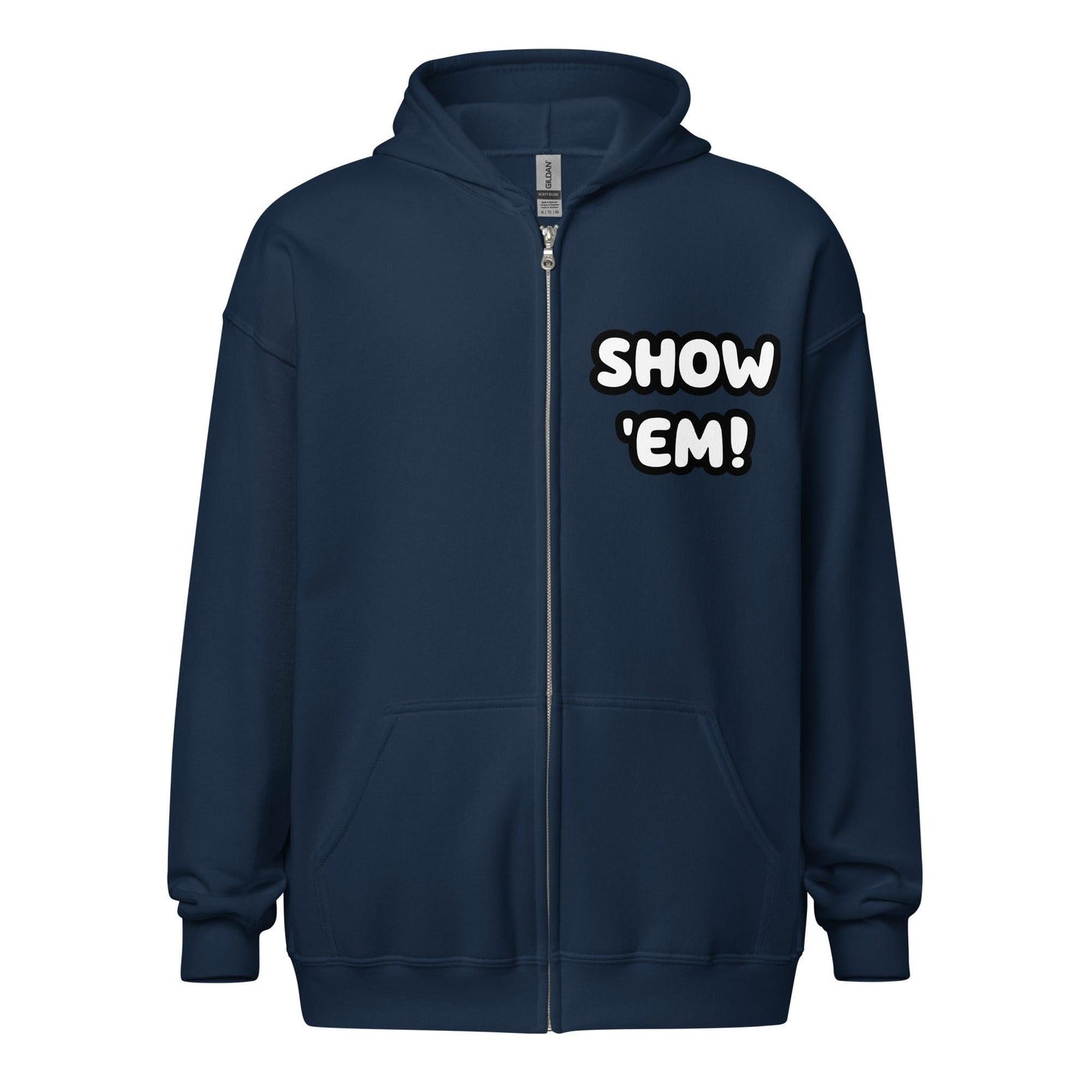 SHOW 'EM! Unisex heavy blend zip hoodie - Lizard Vigilante