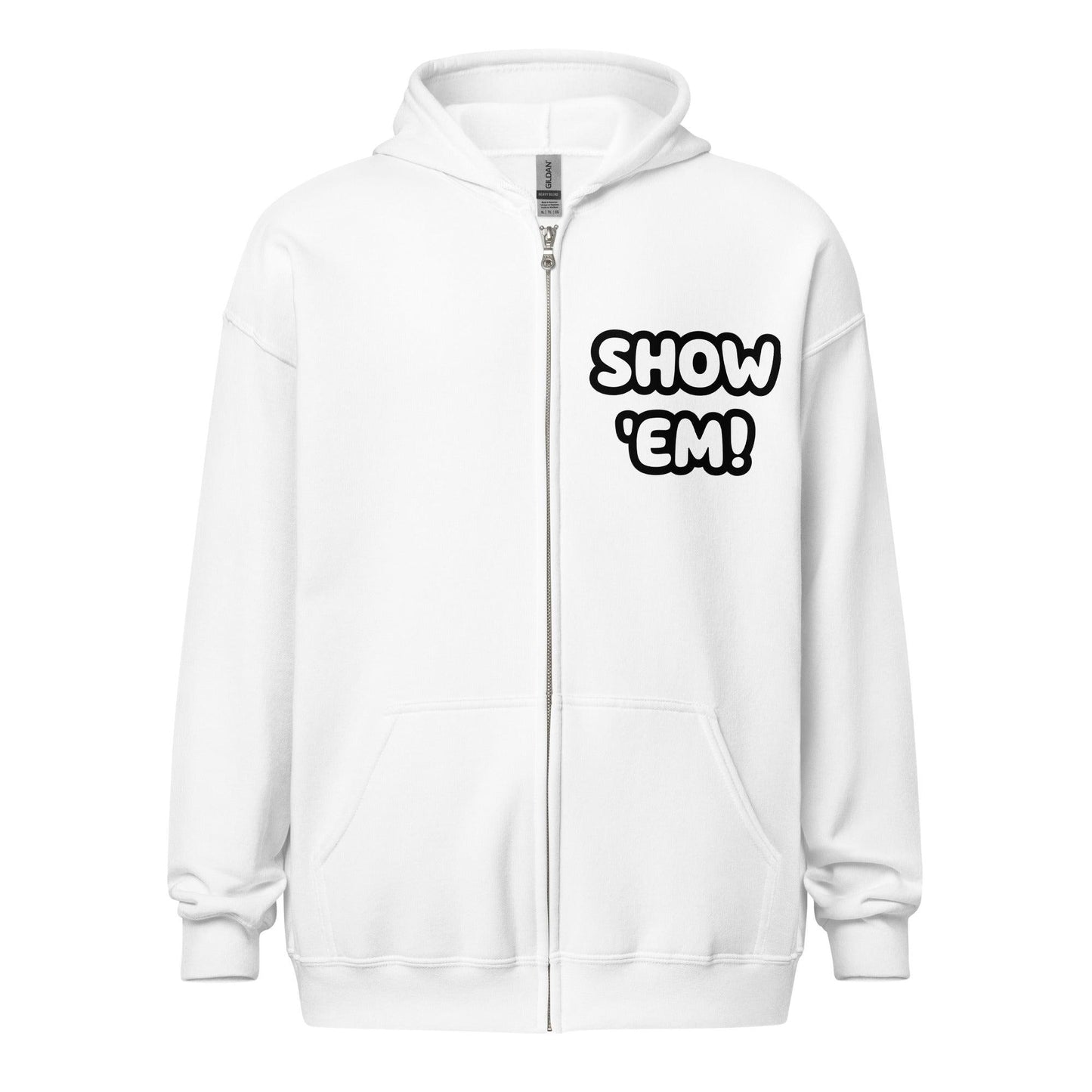 SHOW 'EM! Unisex heavy blend zip hoodie - Lizard Vigilante