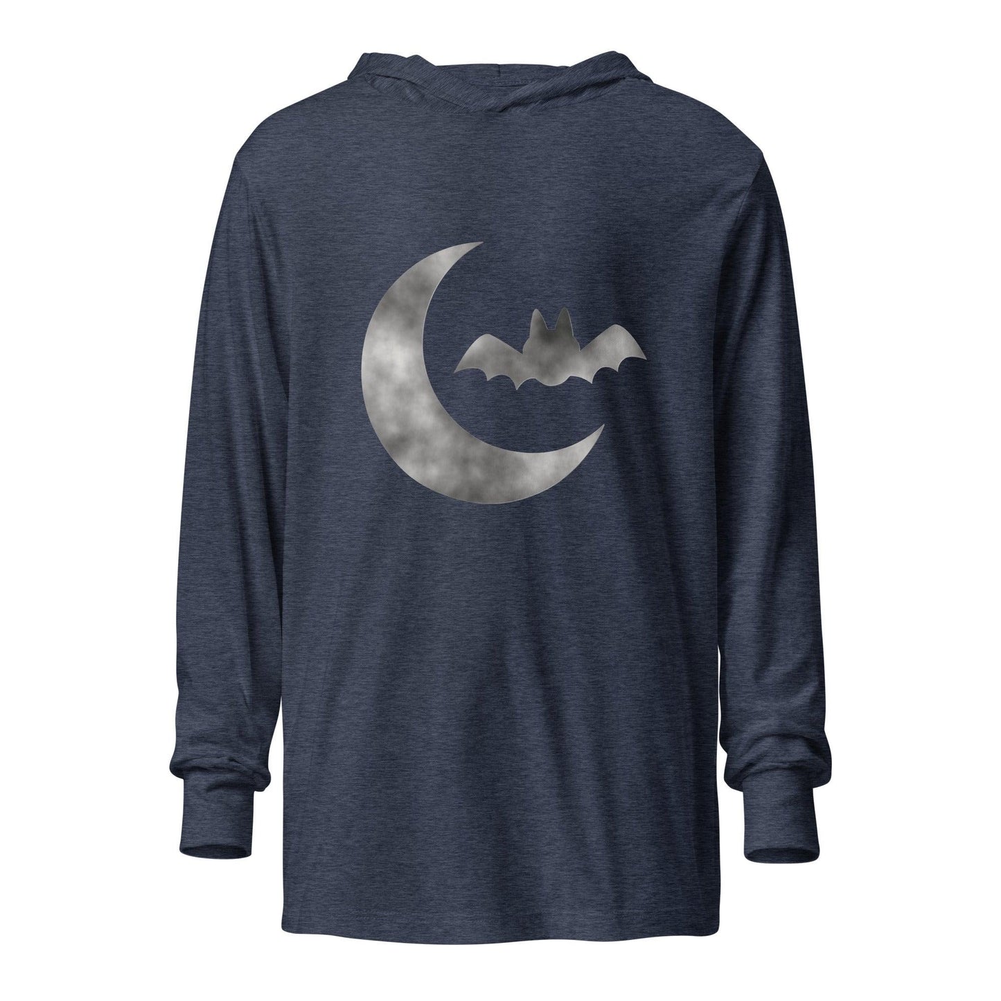 Cloud Bat Hooded long-sleeve tee - Lizard Vigilante