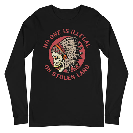 No One Is Illegal Long Sleeve Shirt