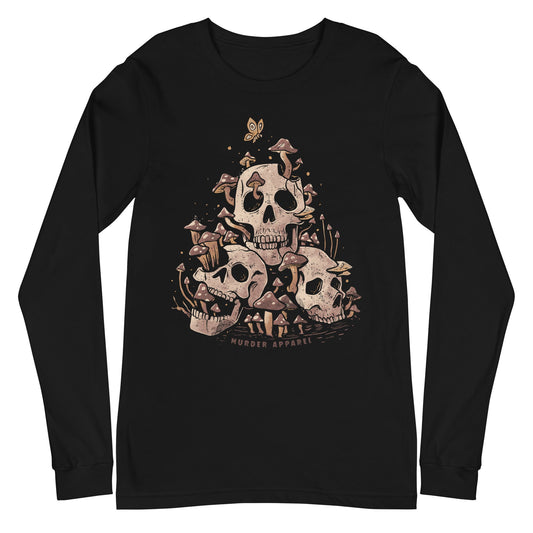 Skulls And Fungi Long Sleeve Shirt