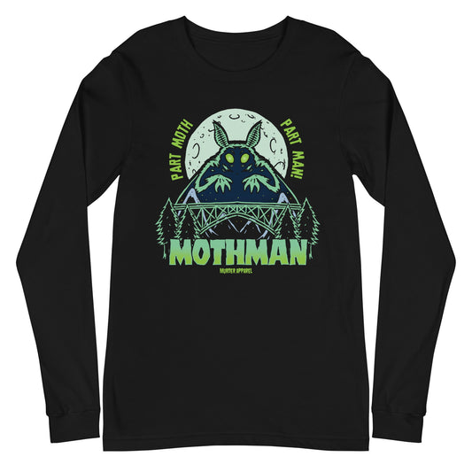 Mothman Retro Long Sleeve Shirt
