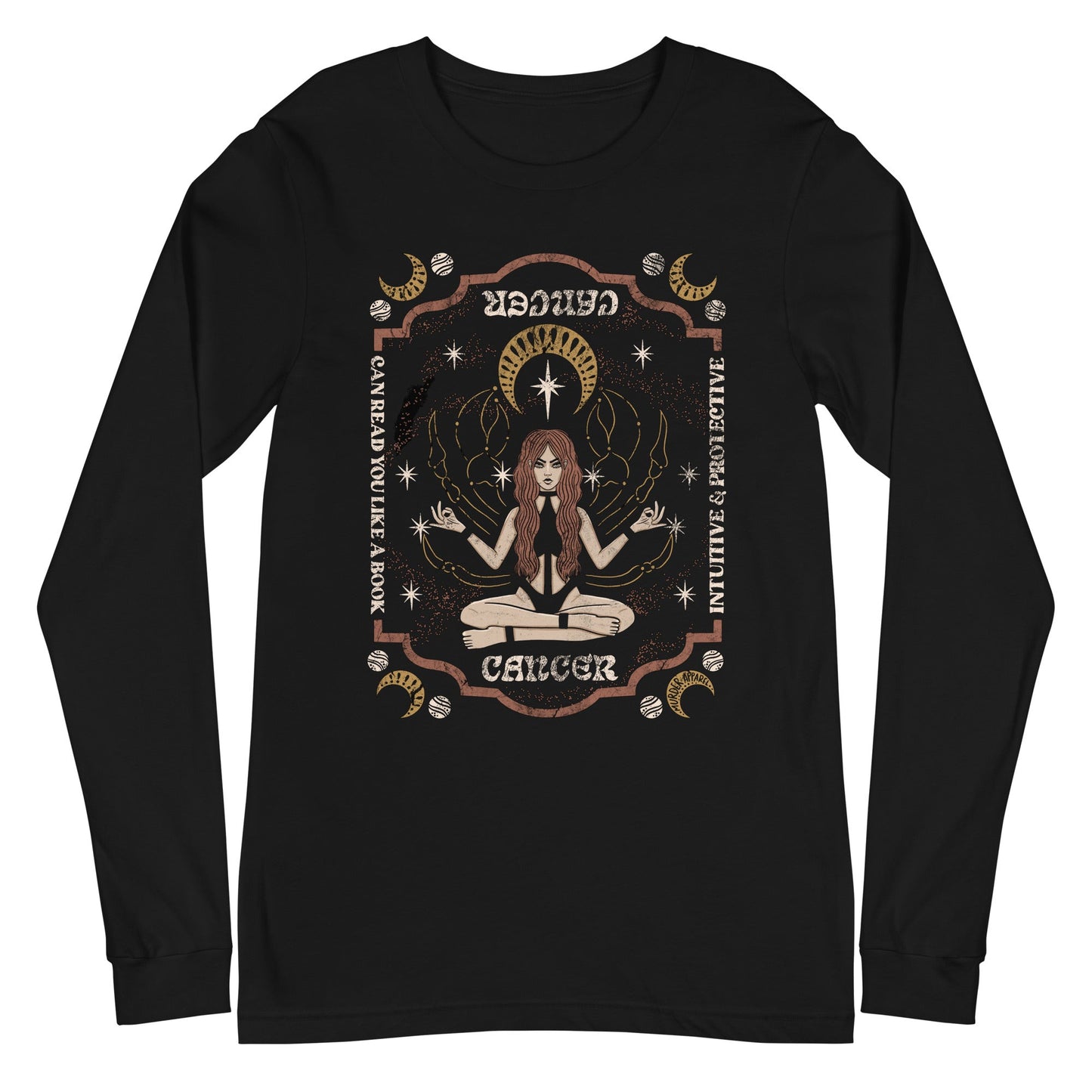 Cancer Zodiac Long Sleeve Shirt