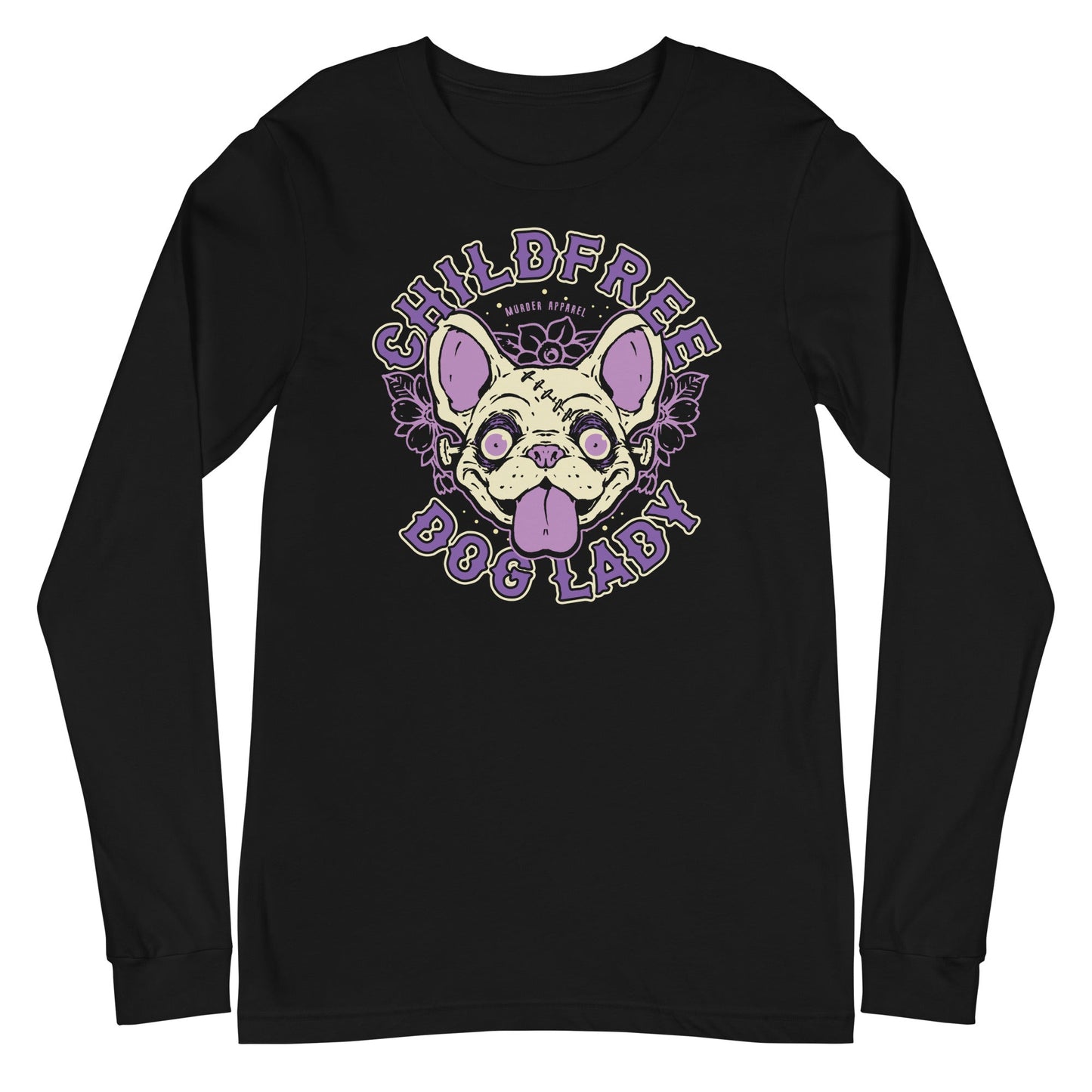 Childfree Dog Lady Long Sleeve Shirt