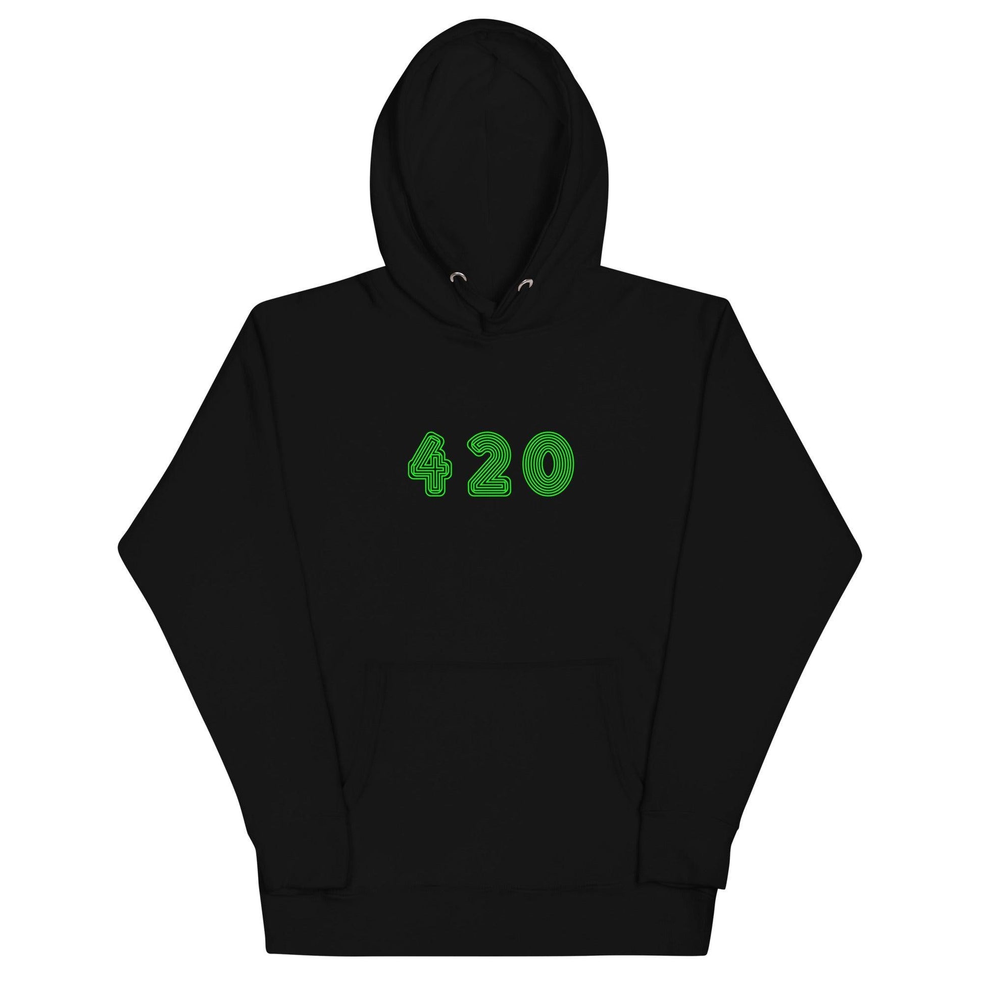 Greenest 420 Unisex Hoodie featuring Green 420 - Lizard Vigilante