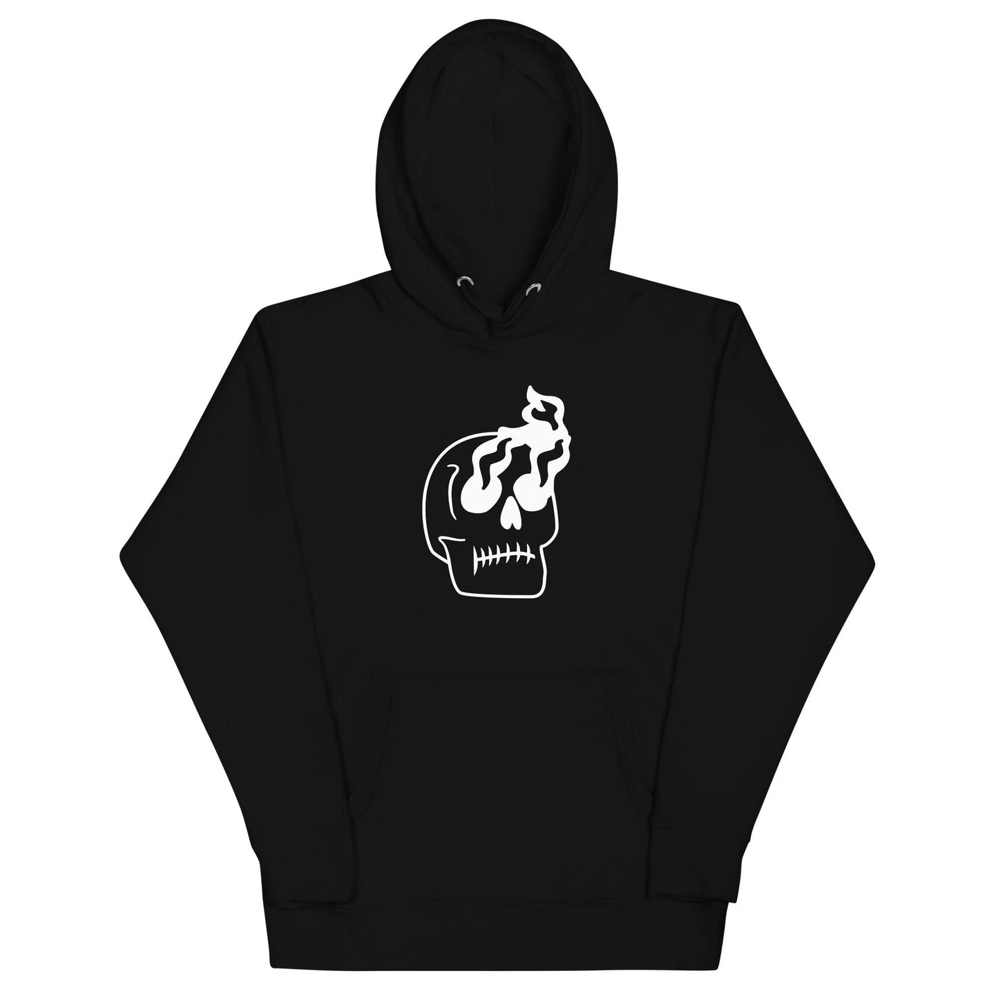 Smoke Skulled Unisex Hoodie - Lizard Vigilante