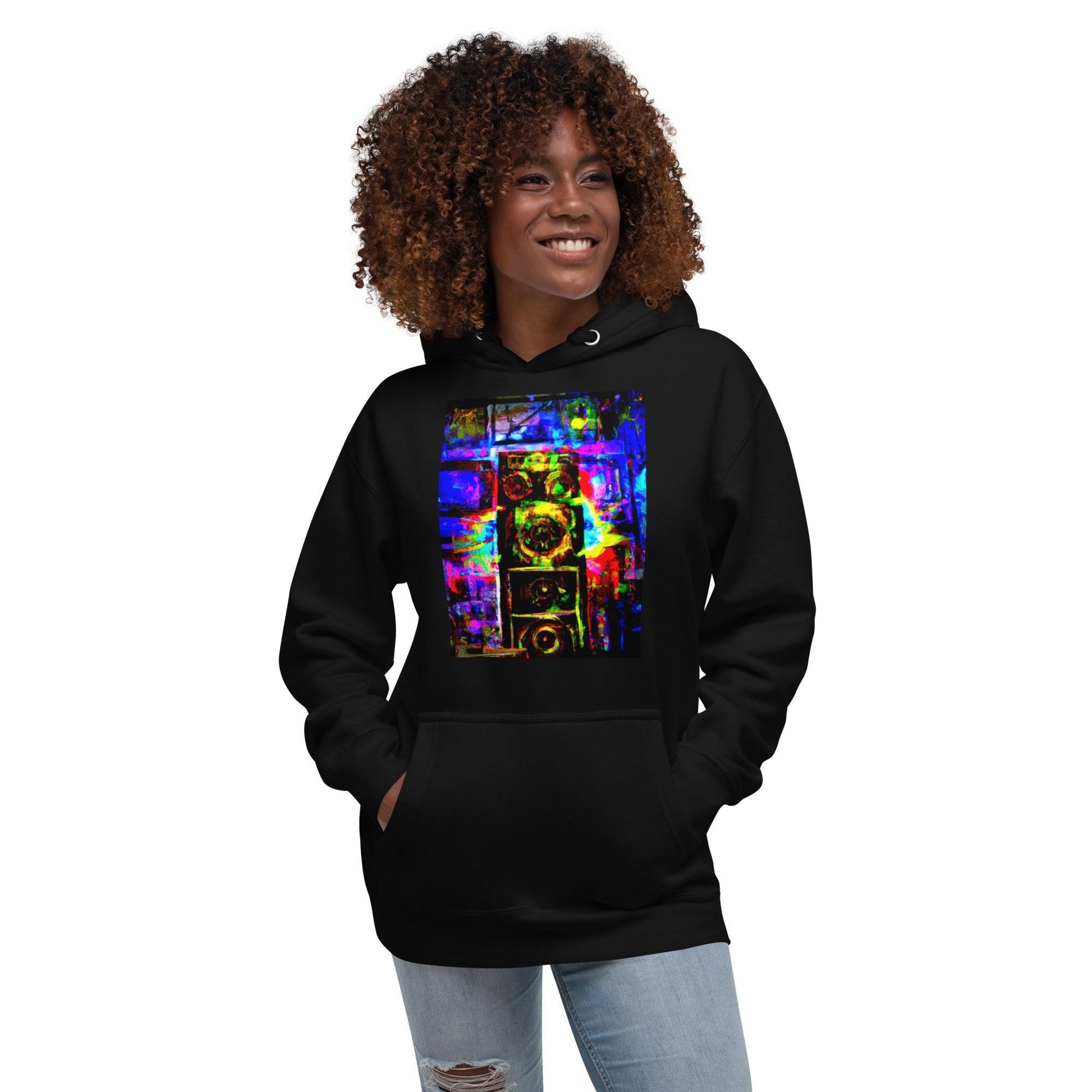 Amp Stack Unisex Hoodie - Lizard Vigilante