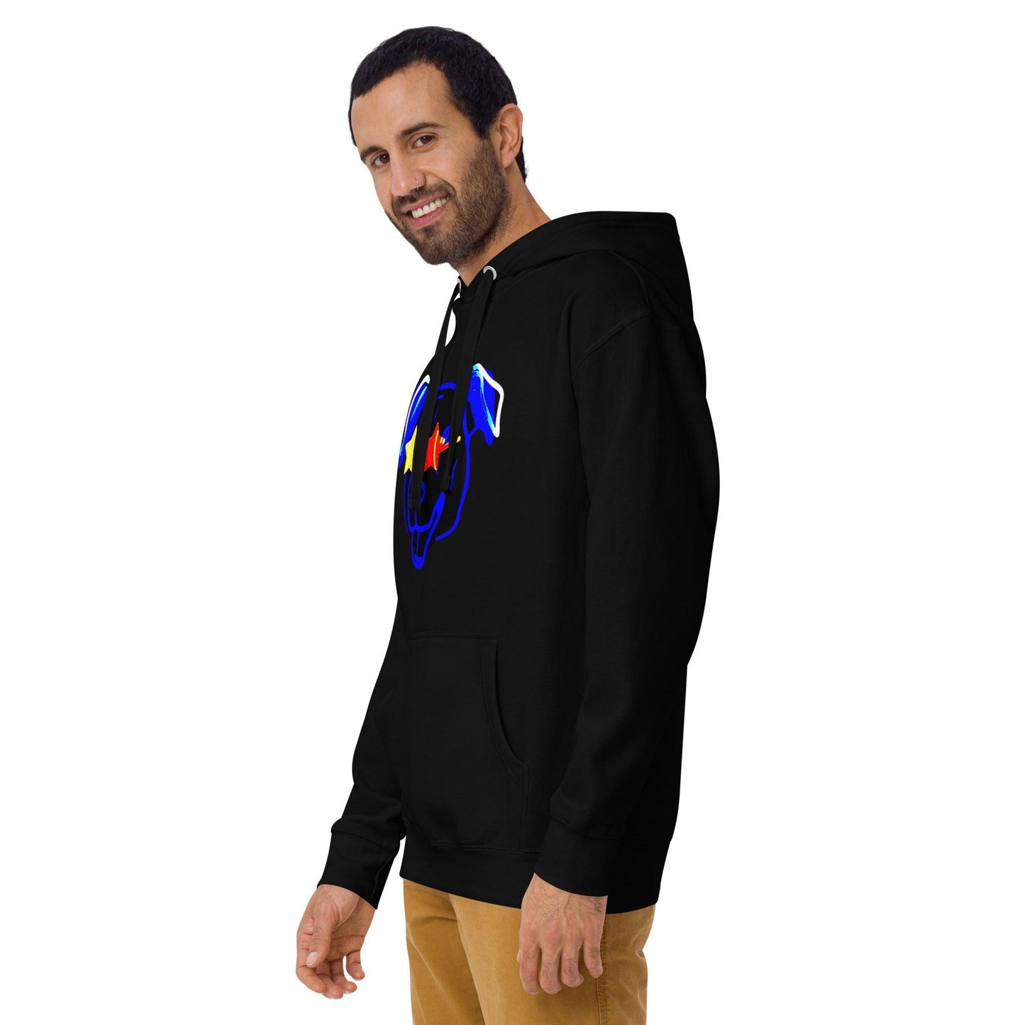 Blue Star Dawg Unisex Hoodie - Lizard Vigilante