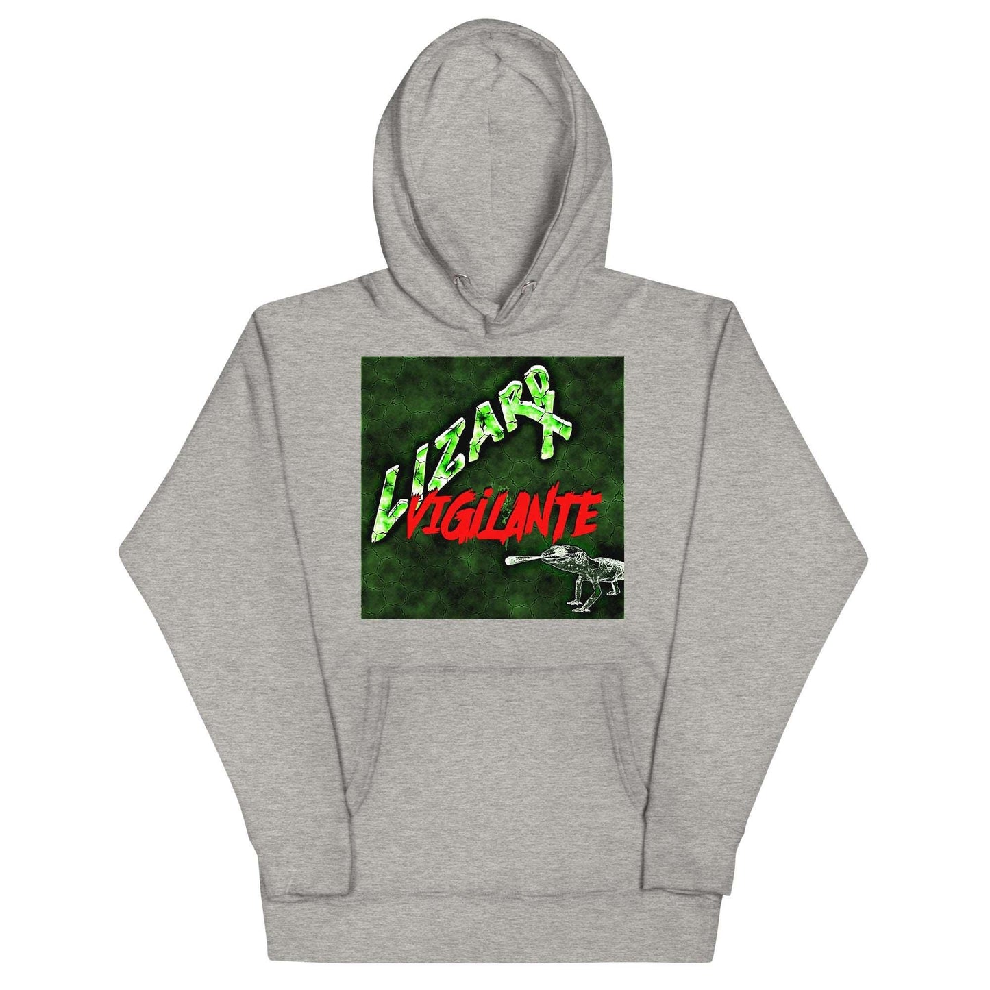 Green Lizard Vigilante Unisex Hooded Hoodie in 10 Different Colors! - Lizard Vigilante