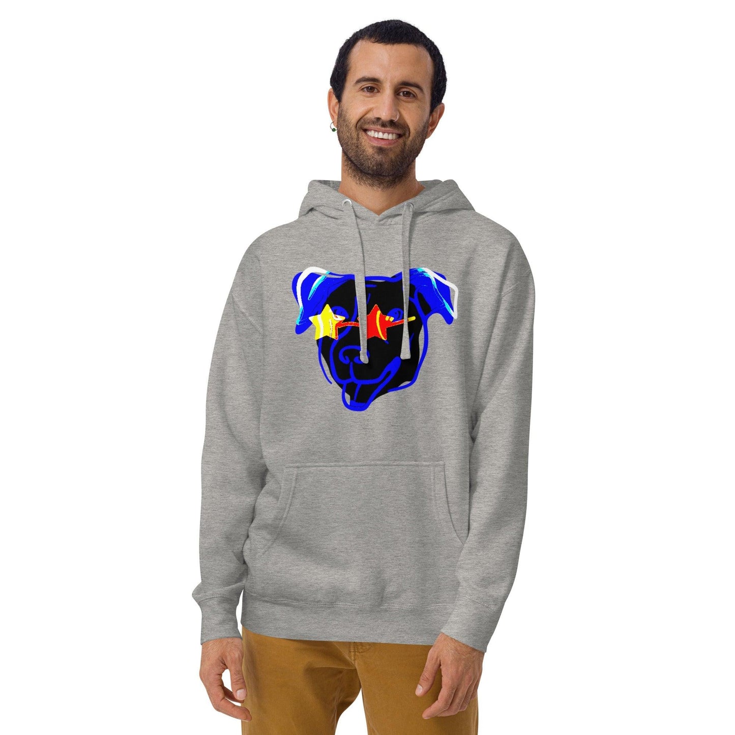 Blue Star Dawg Unisex Hoodie - Lizard Vigilante