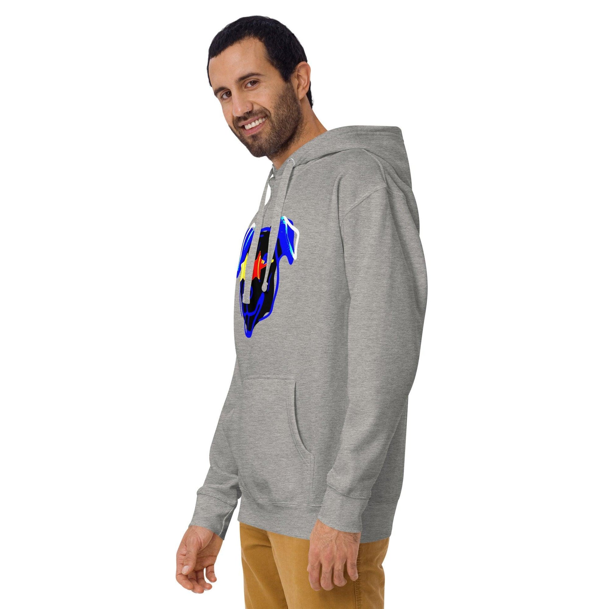 Blue Star Dawg Unisex Hoodie - Lizard Vigilante