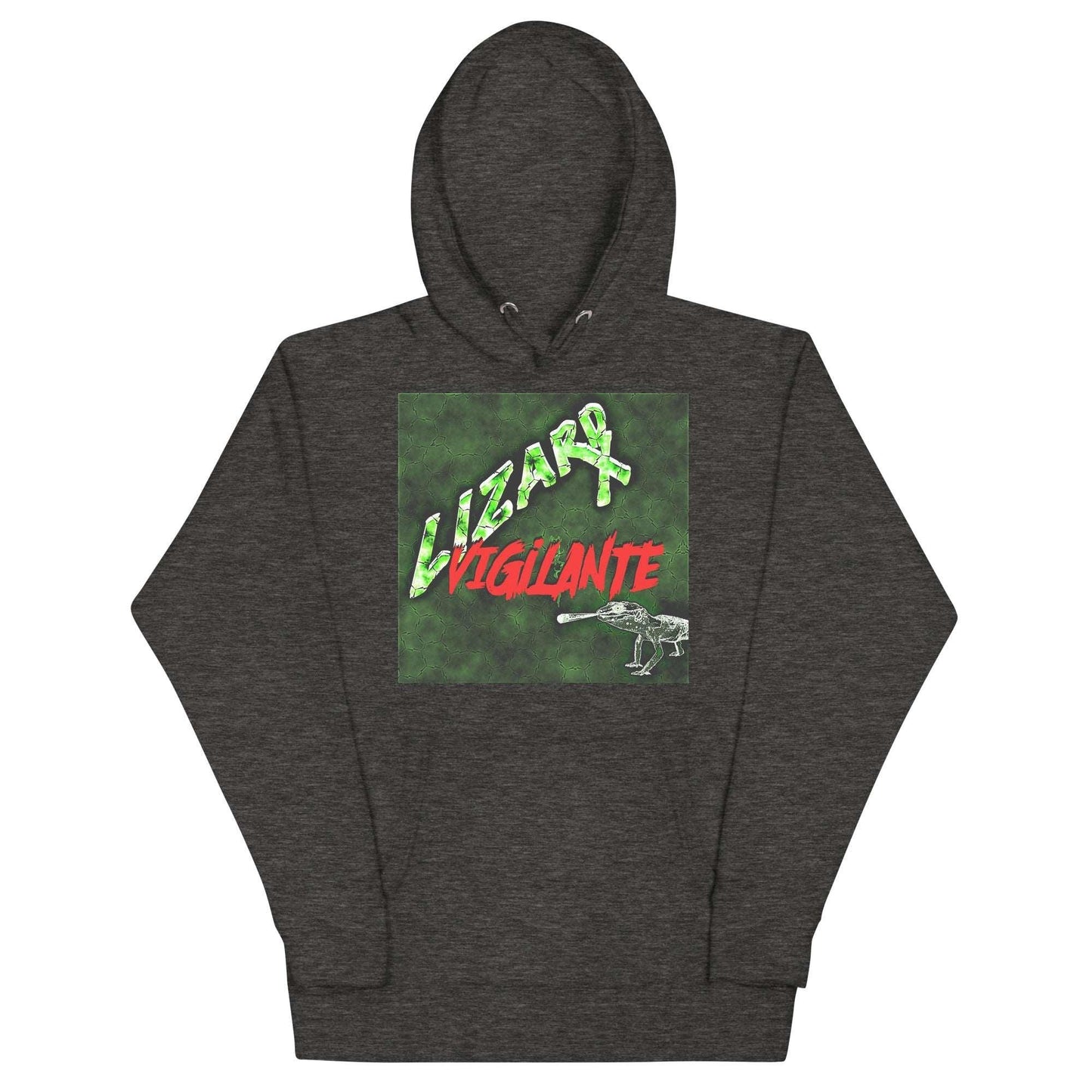 Green Lizard Vigilante Unisex Hooded Hoodie in 10 Different Colors! - Lizard Vigilante