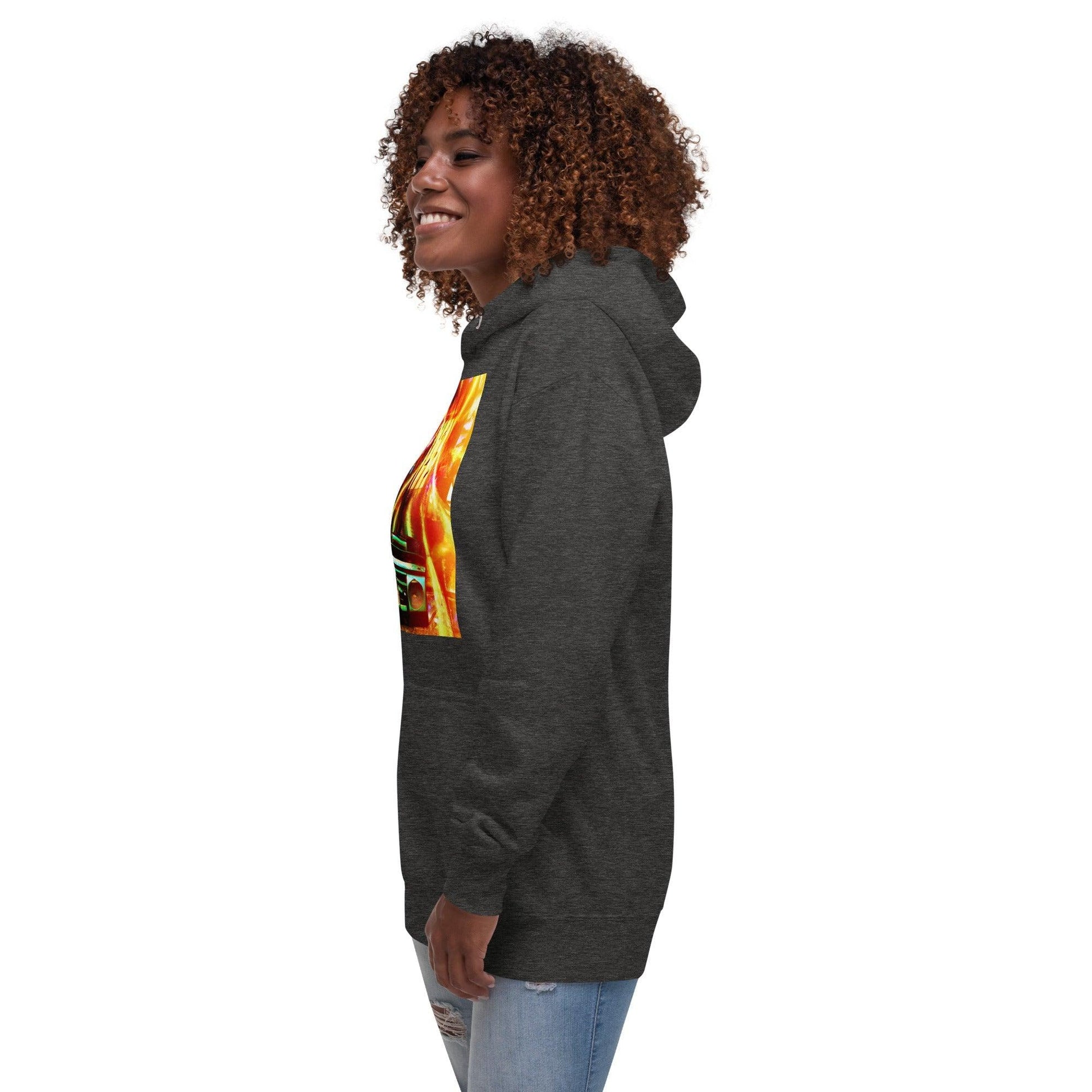 Prison BoomBox Light Burst Unisex Hoodie - Lizard Vigilante