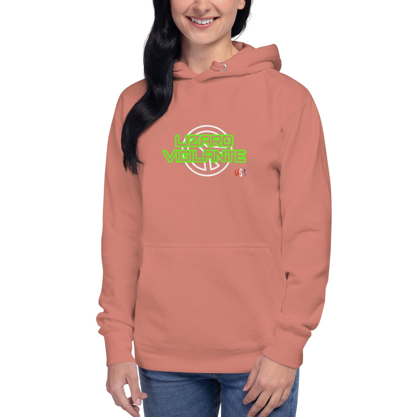 Lizard Vigilante USA Unisex Hoodie - Lizard Vigilante