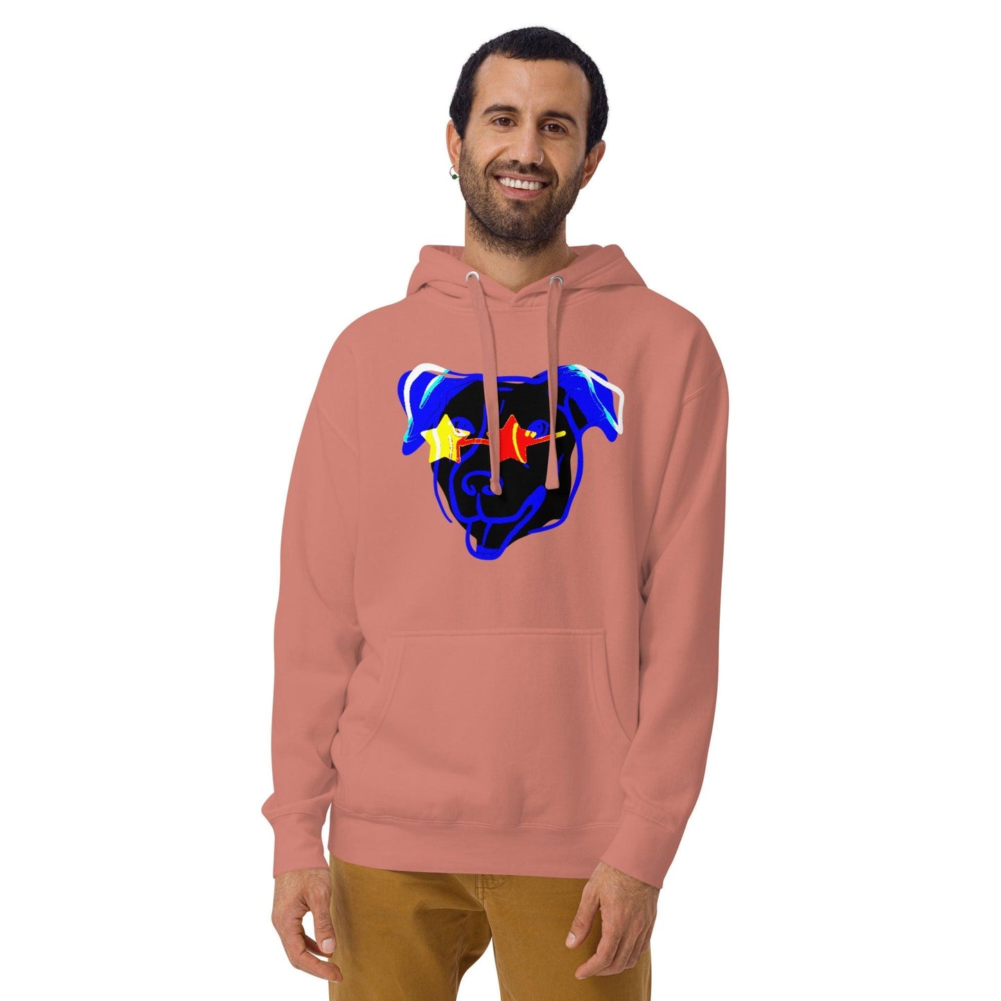 Blue Star Dawg Unisex Hoodie - Lizard Vigilante