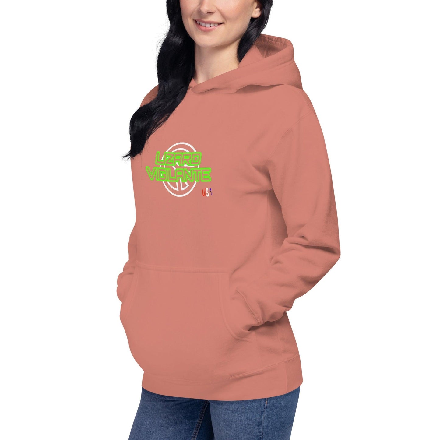 Lizard Vigilante USA Unisex Hoodie - Lizard Vigilante