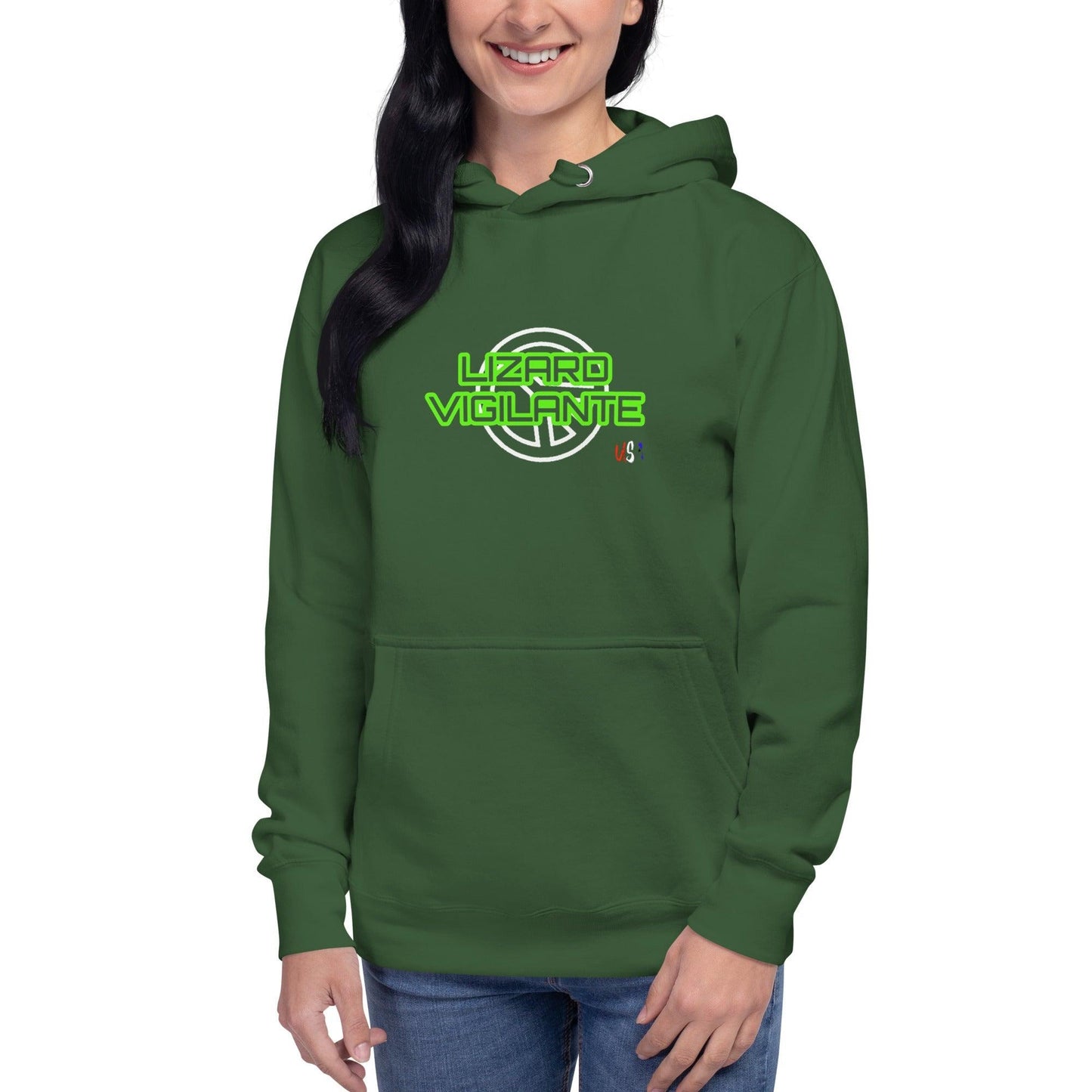 Lizard Vigilante USA Unisex Hoodie - Lizard Vigilante