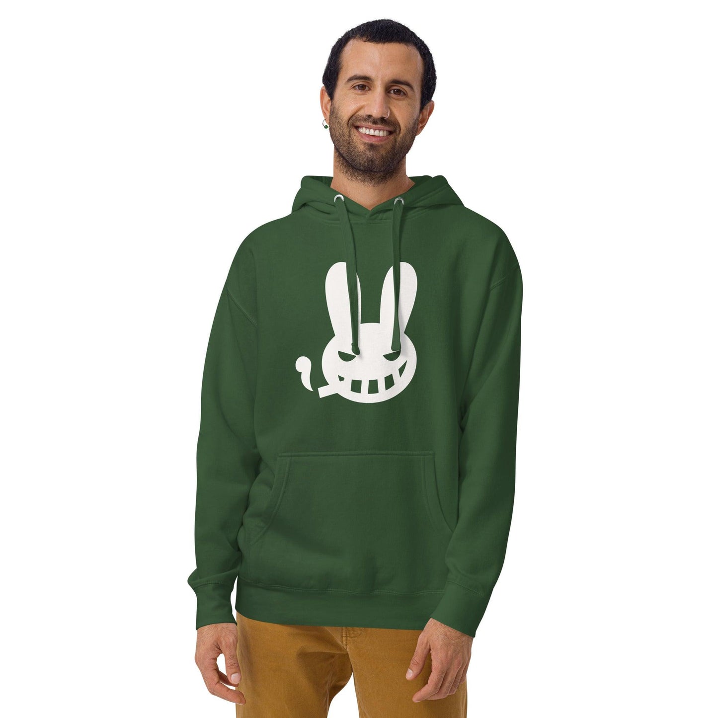 Cig Smokin' Rabbit / Dumb Bunny Unisex Hoodie - Lizard Vigilante