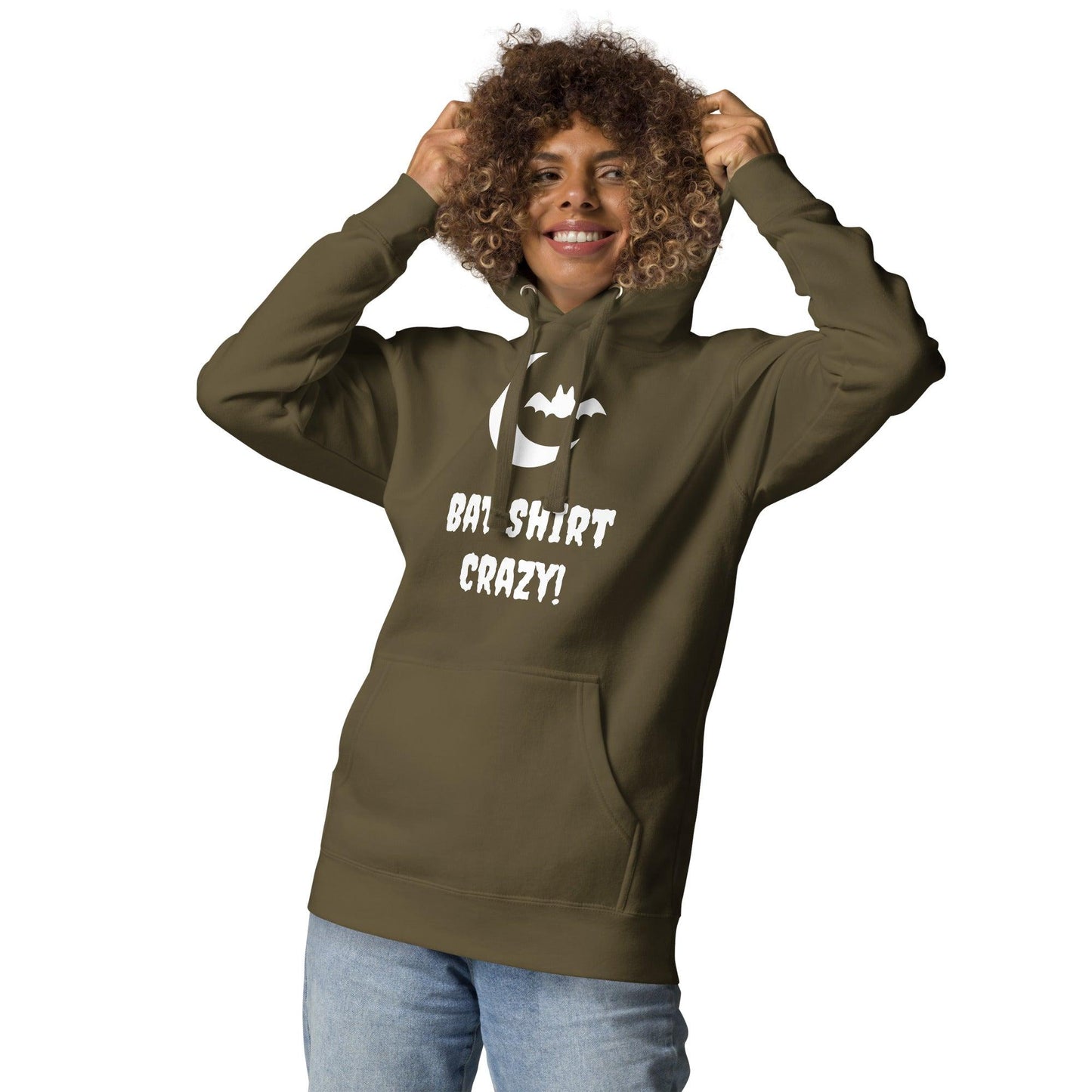 Bat Shirt Crazy Unisex Hoodie - Lizard Vigilante