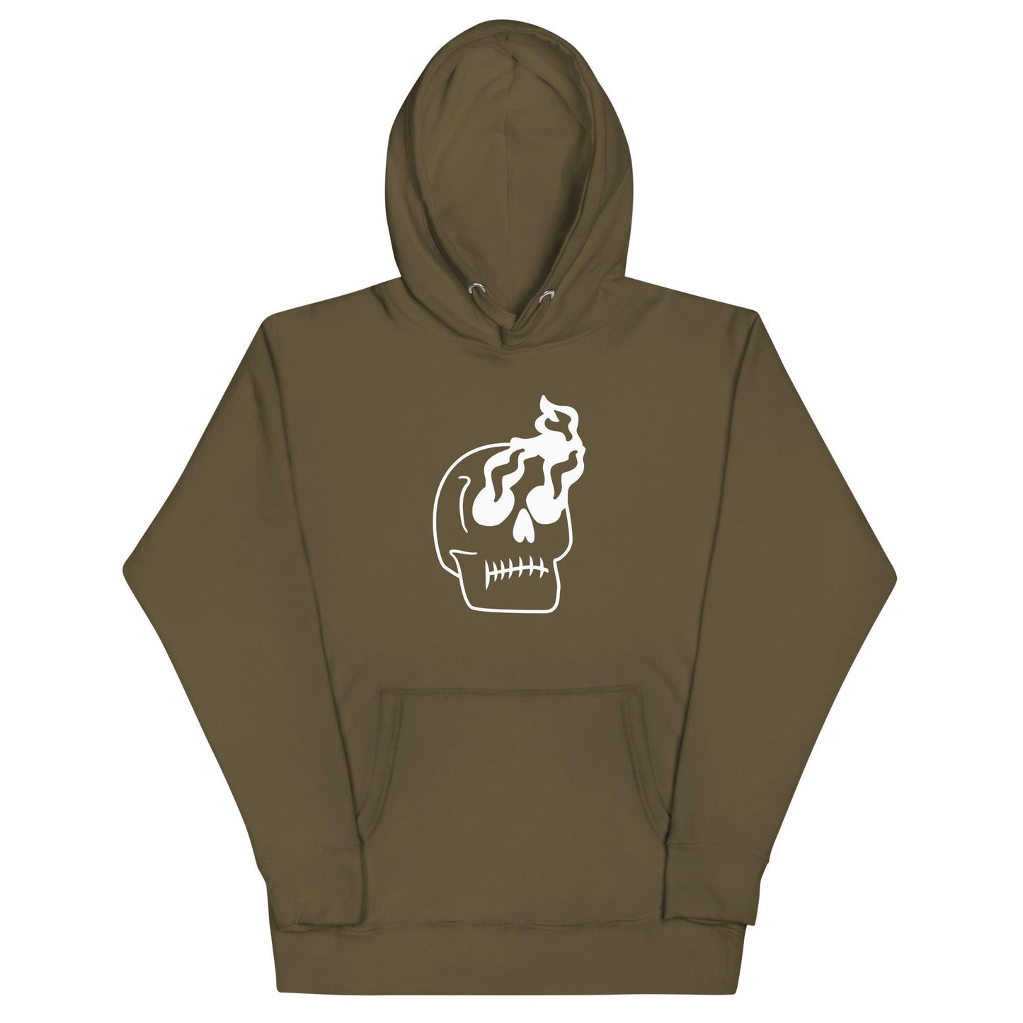 Smoke Skulled Unisex Hoodie - Lizard Vigilante