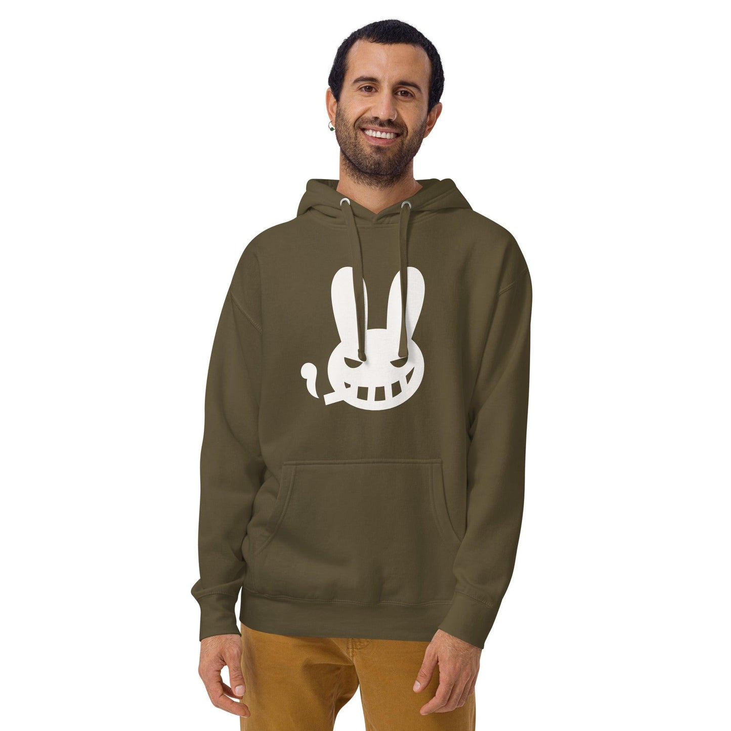 Cig Smokin' Rabbit / Dumb Bunny Unisex Hoodie - Lizard Vigilante