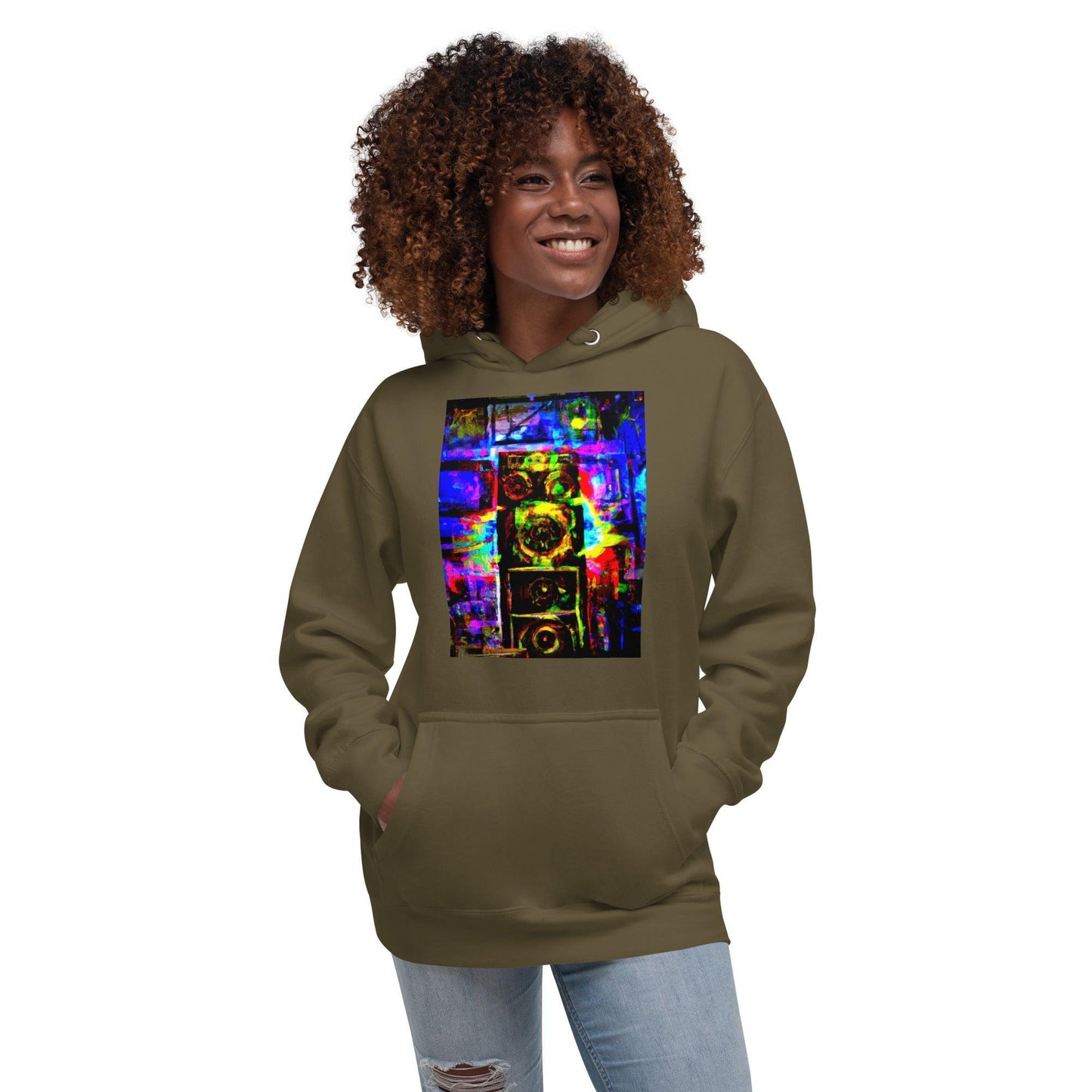 Amp Stack Unisex Hoodie - Lizard Vigilante