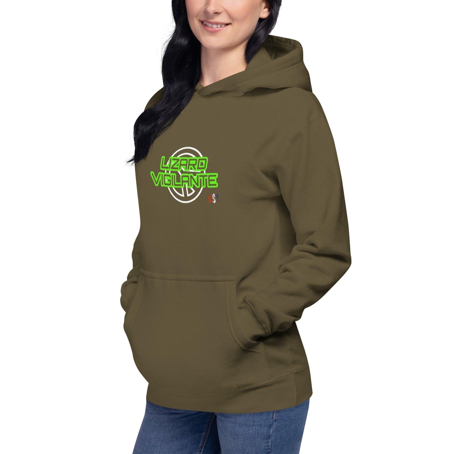 Lizard Vigilante USA Unisex Hoodie - Lizard Vigilante