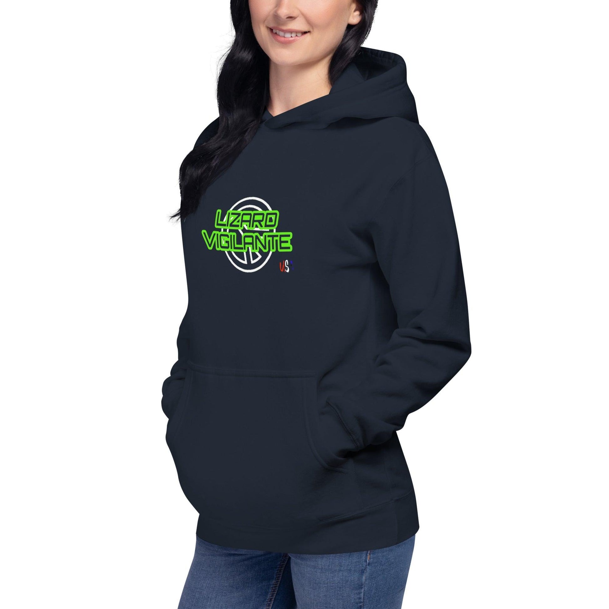 Lizard Vigilante USA Unisex Hoodie - Lizard Vigilante