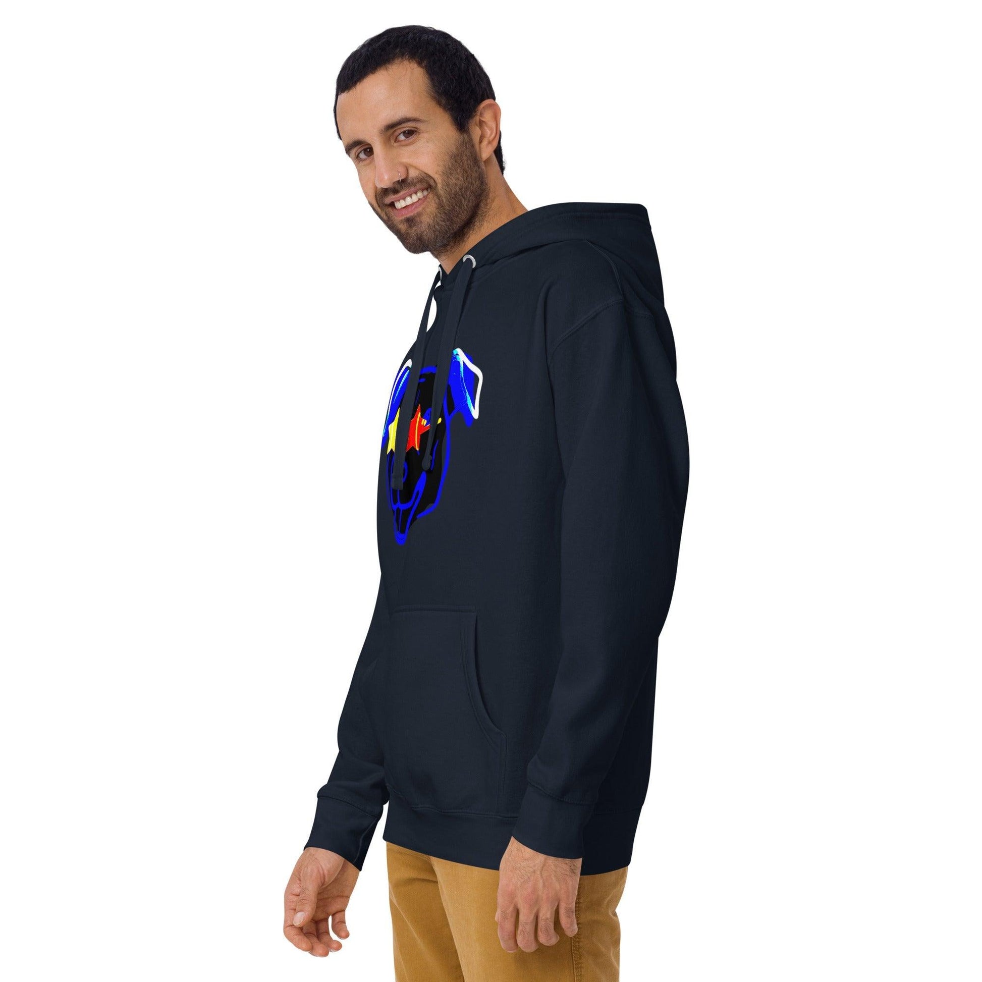 Blue Star Dawg Unisex Hoodie - Lizard Vigilante