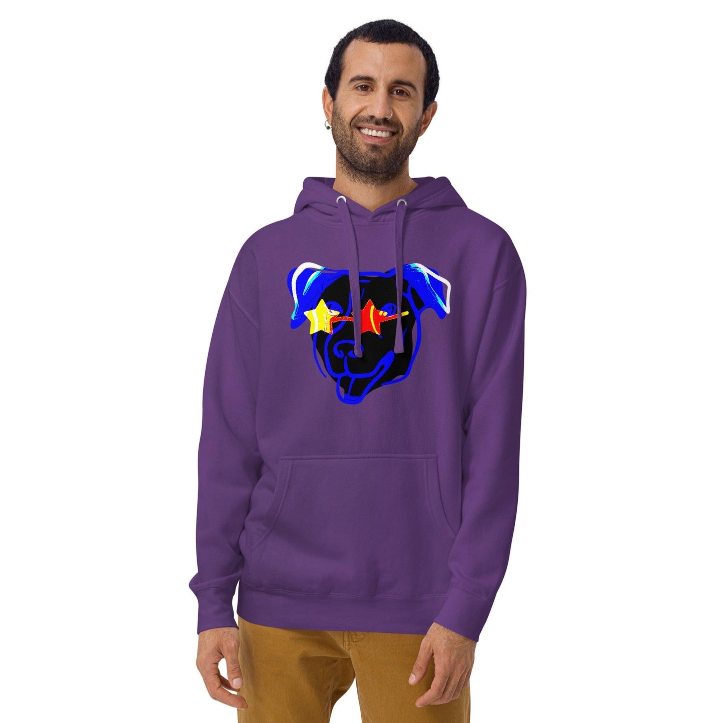 Blue Star Dawg Unisex Hoodie - Lizard Vigilante