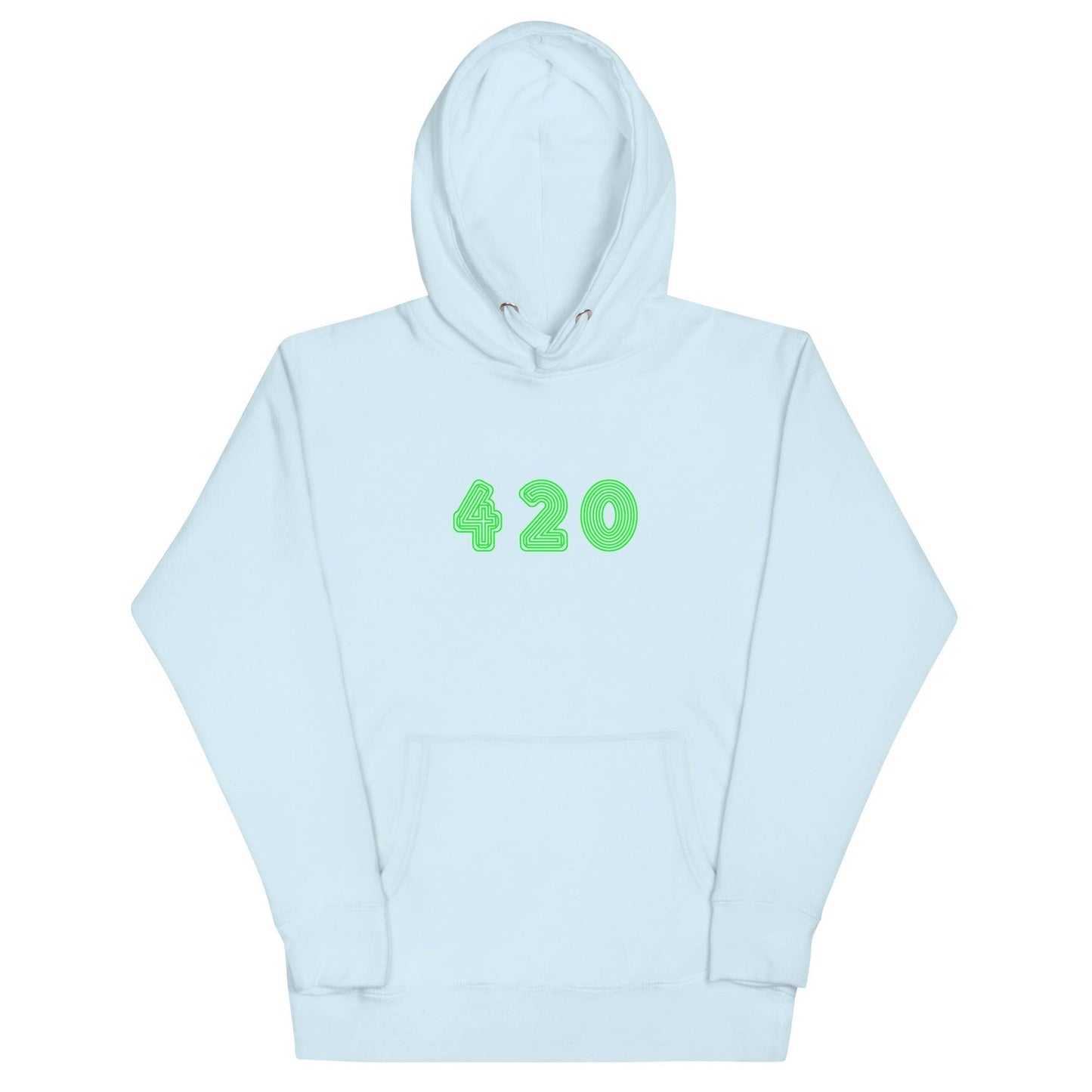 Greenest 420 Unisex Hoodie featuring Green 420 - Lizard Vigilante