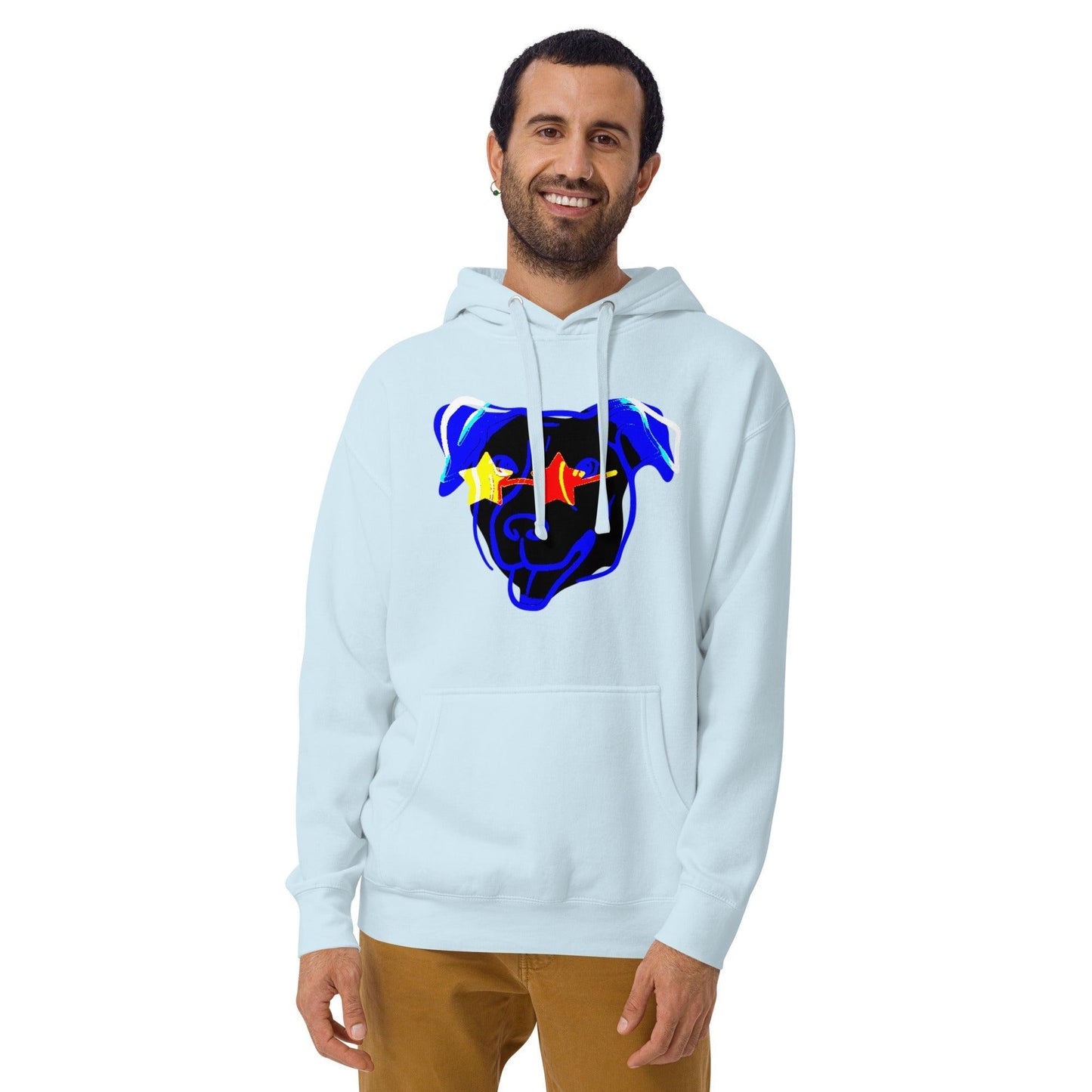 Blue Star Dawg Unisex Hoodie - Lizard Vigilante