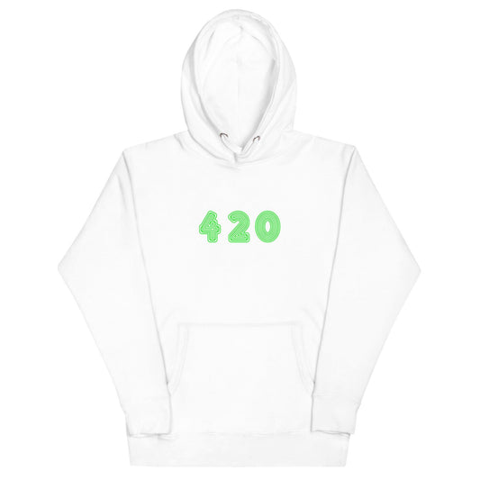 Greenest 420 Unisex Hoodie featuring Green 420 - Lizard Vigilante
