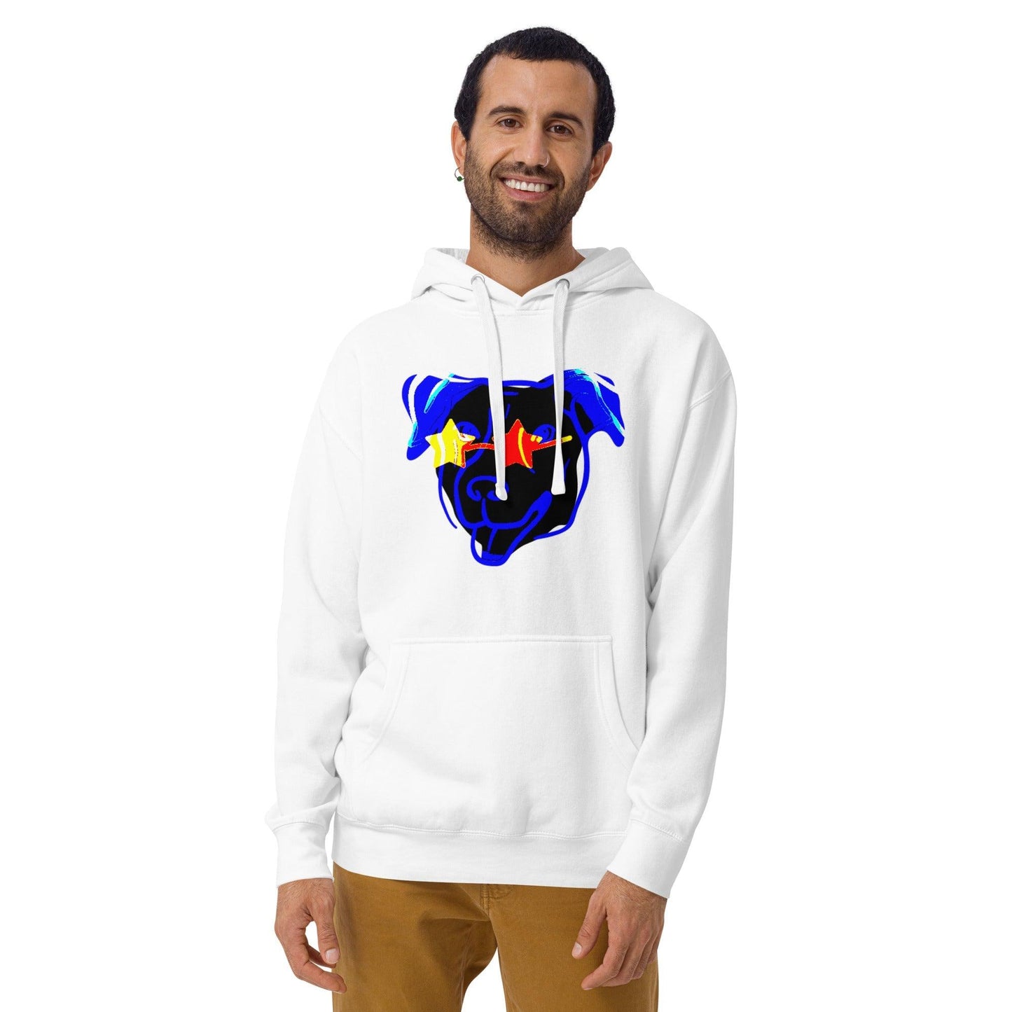 Blue Star Dawg Unisex Hoodie - Lizard Vigilante