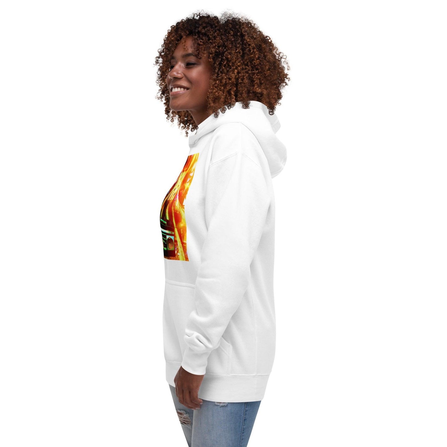 Prison BoomBox Light Burst Unisex Hoodie - Lizard Vigilante