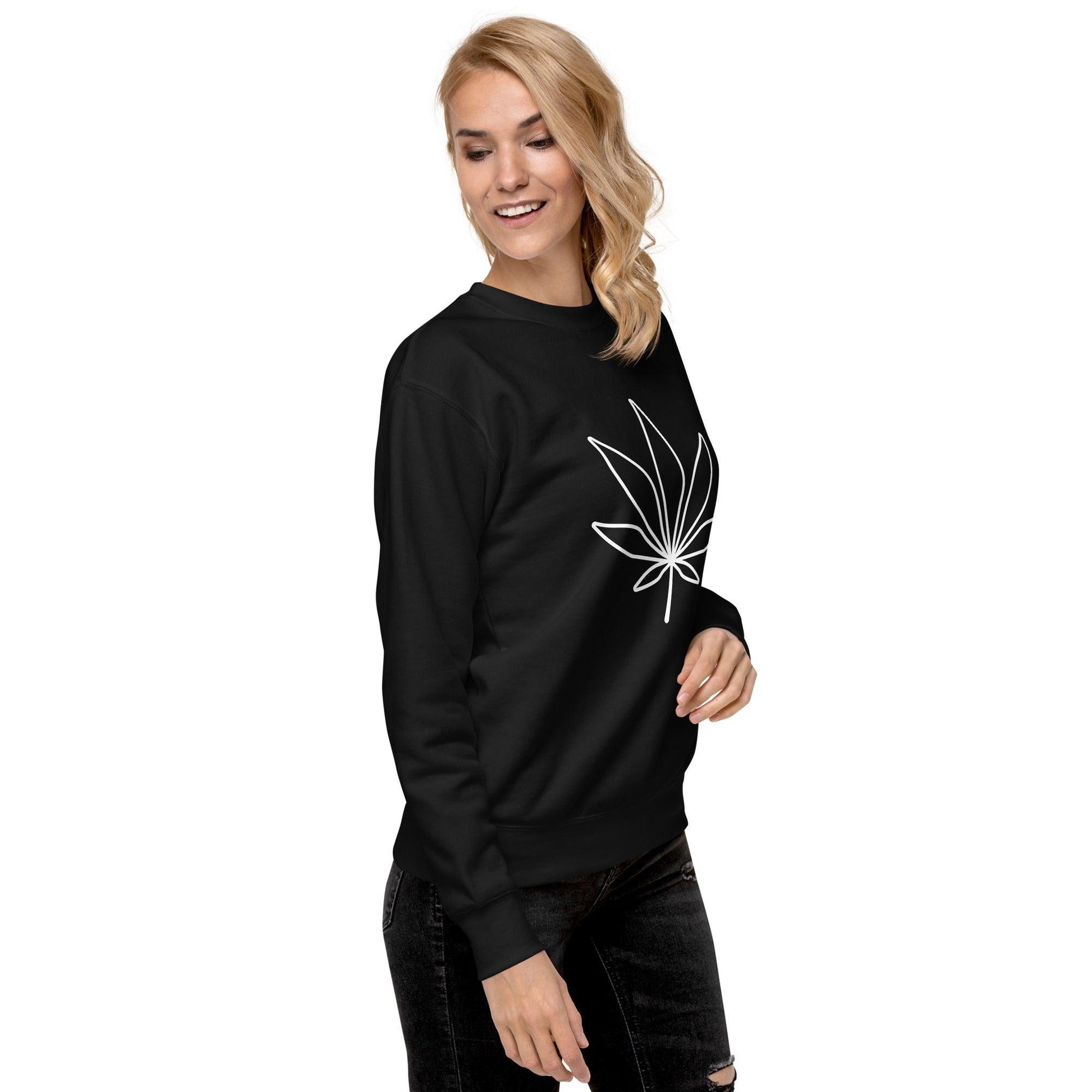 Pot Leaf Unisex Premium Sweatshirt - Lizard Vigilante