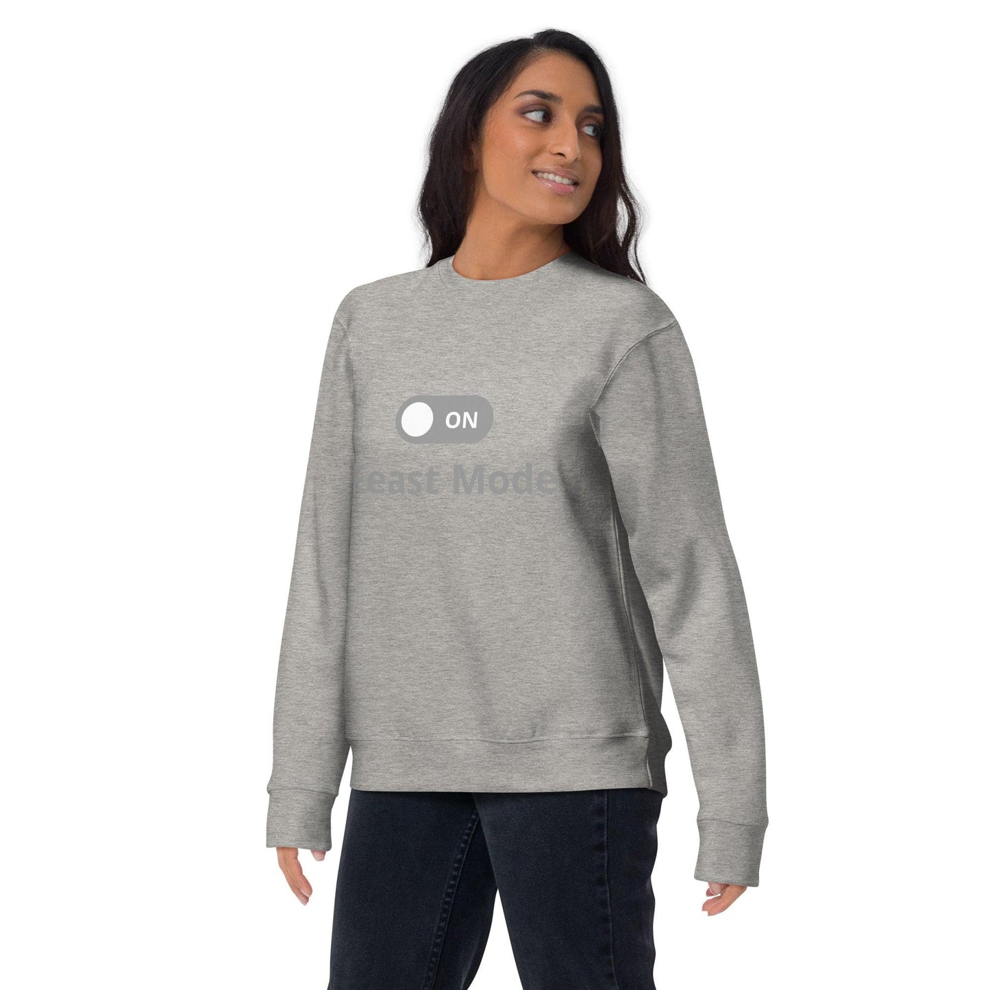 FEAST MODE ON Power Switch On Unisex Premium Sweatshirt - Lizard Vigilante