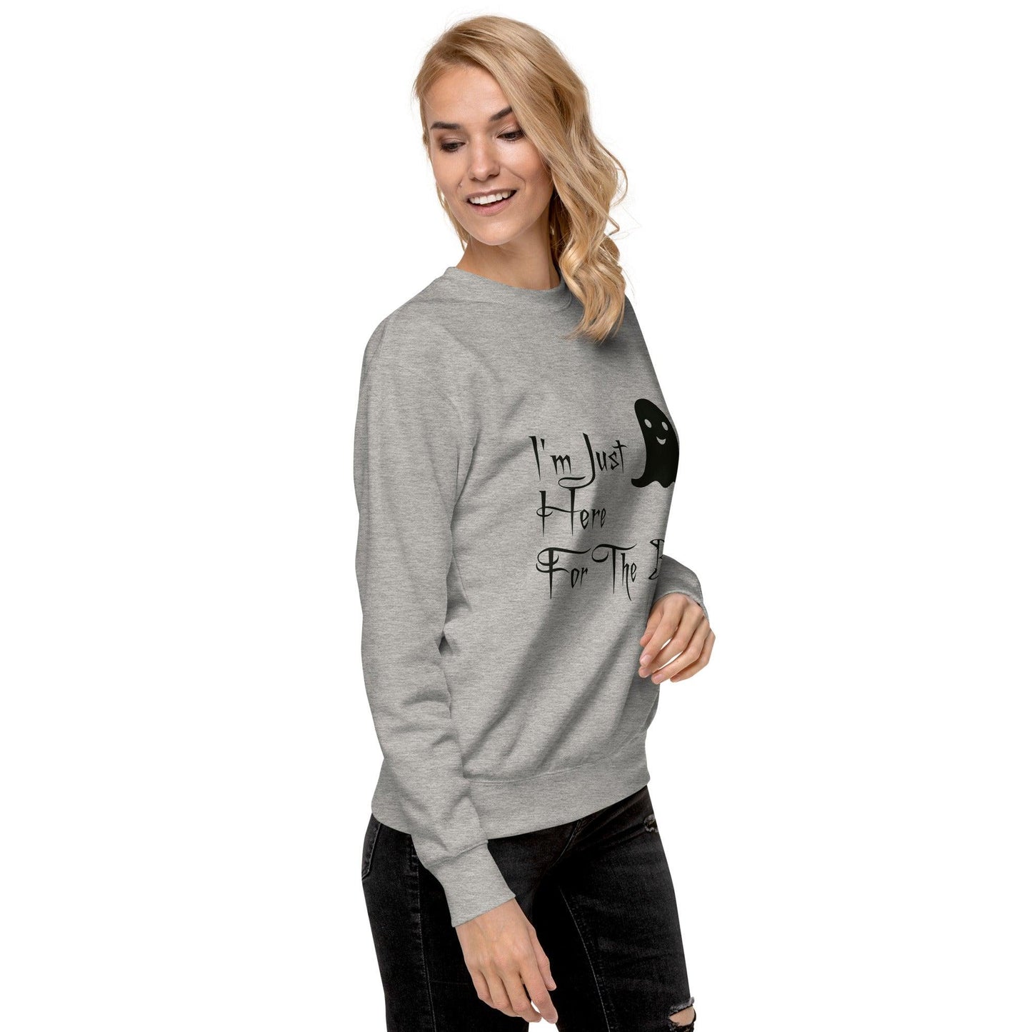 I'm Just Here For The Boos! Unisex Premium Sweatshirt - Lizard Vigilante