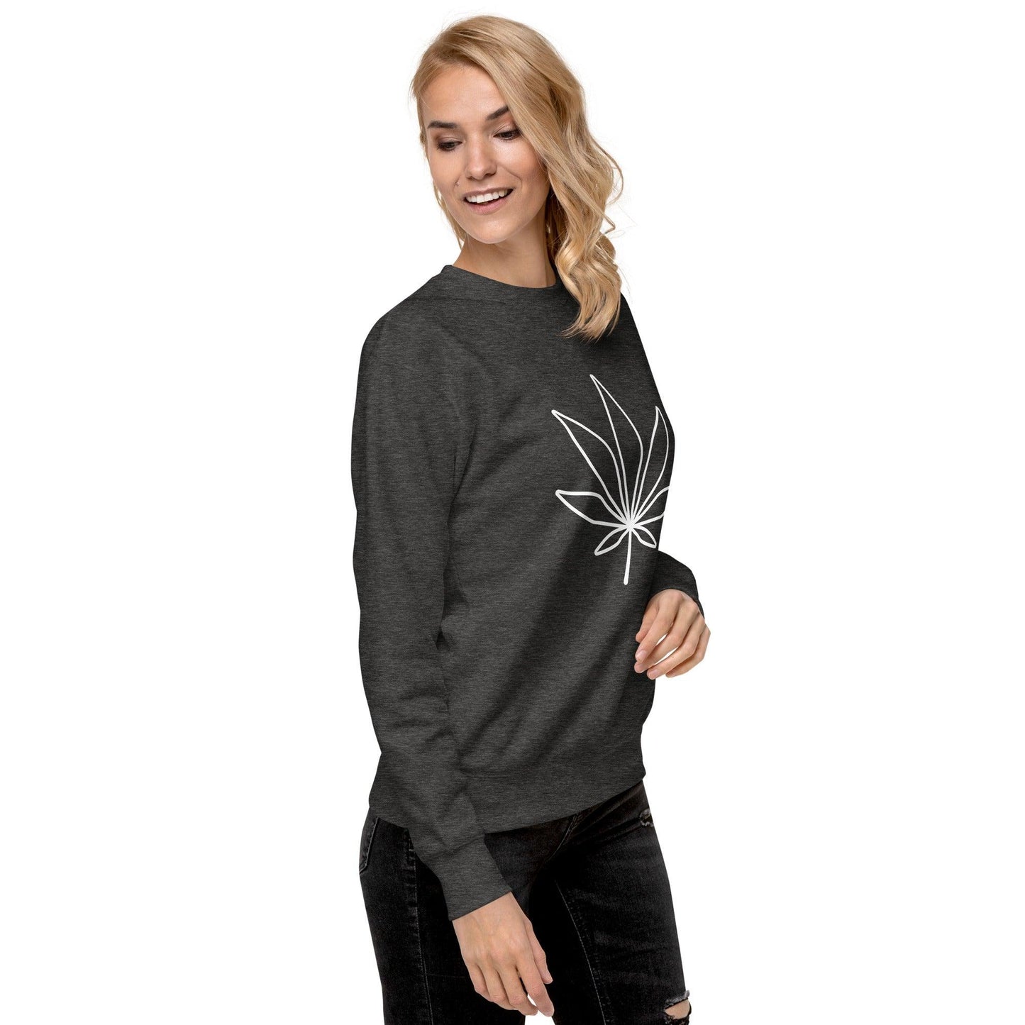 Pot Leaf Unisex Premium Sweatshirt - Lizard Vigilante