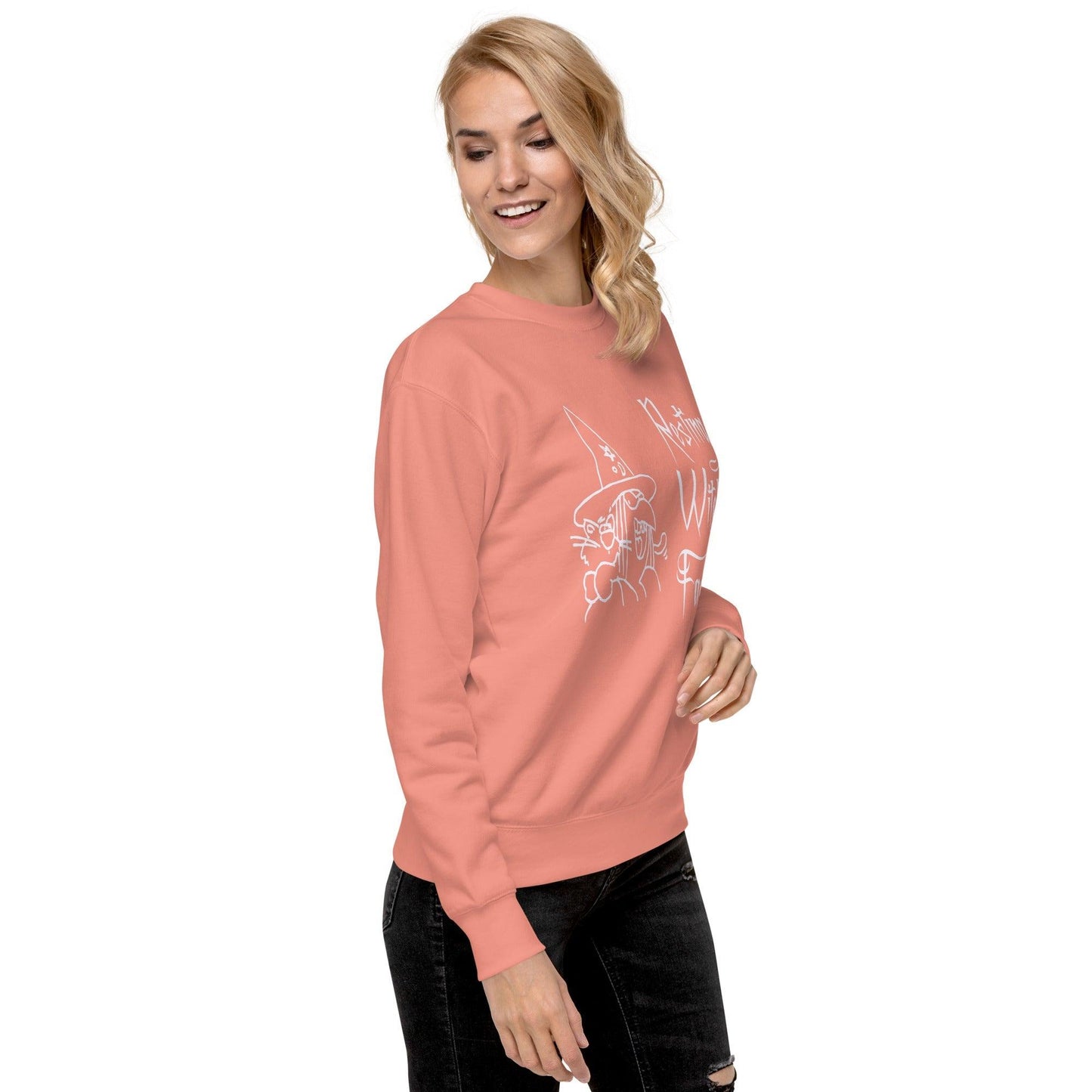 Resting Witch Face Unisex Premium Sweatshirt - Lizard Vigilante