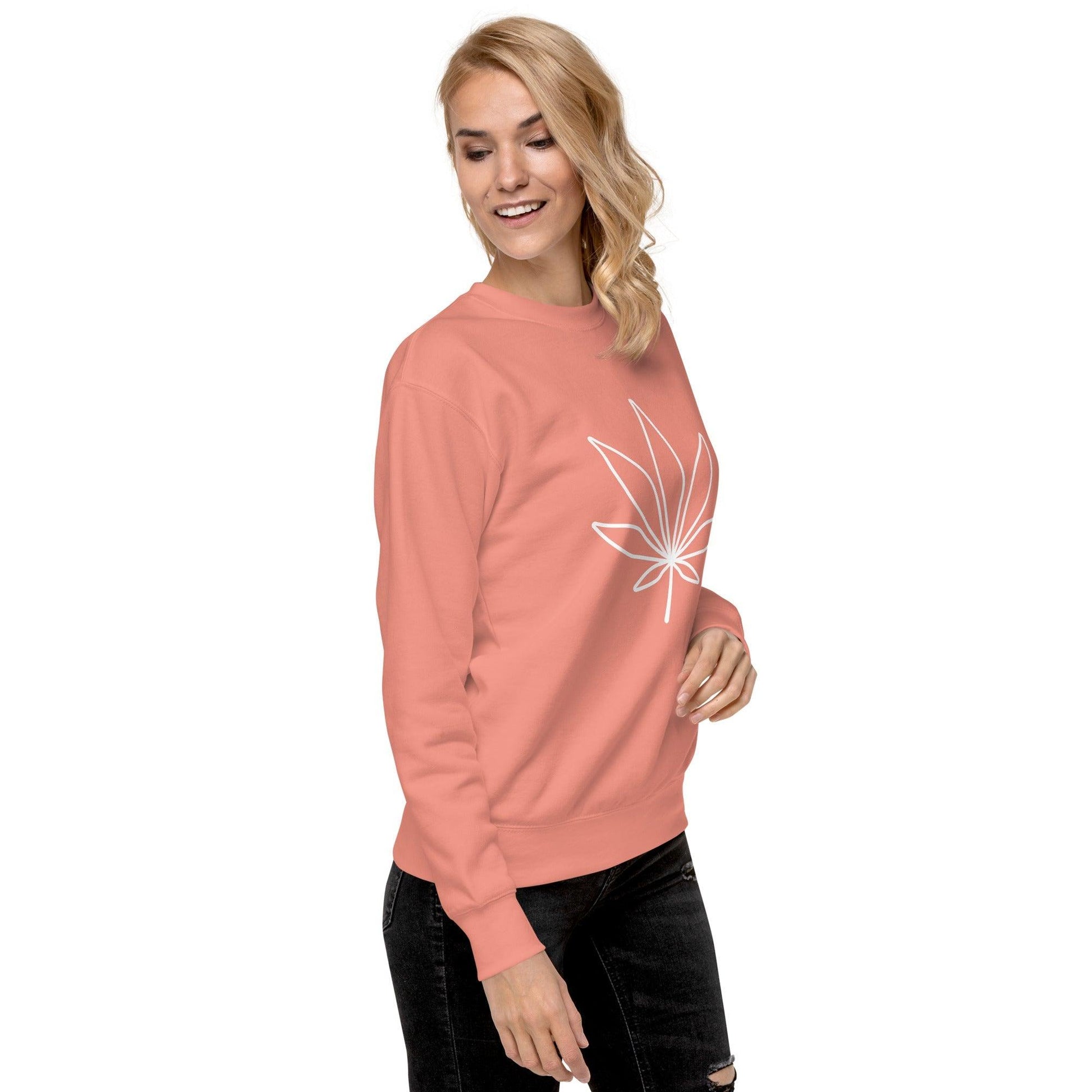 Pot Leaf Unisex Premium Sweatshirt - Lizard Vigilante