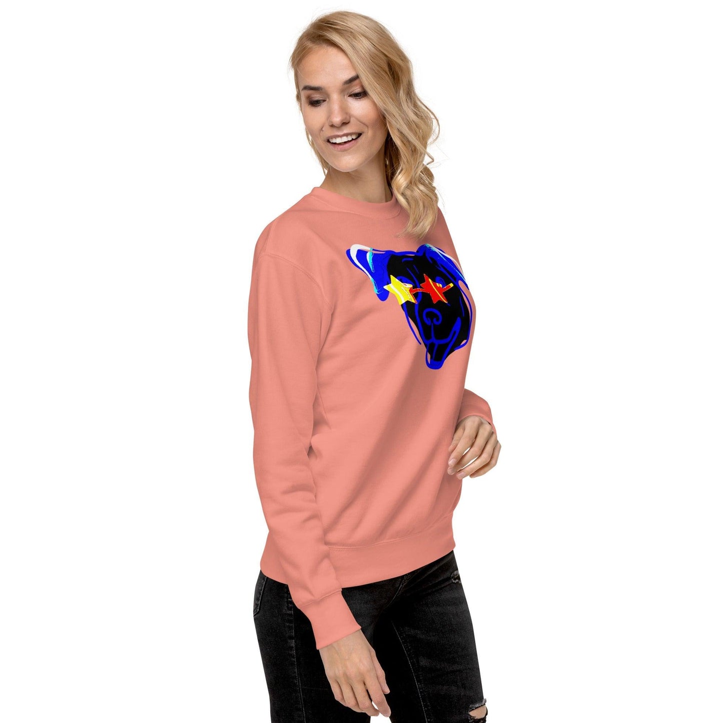 Blue Star Dawg Unisex Premium Sweatshirt - Lizard Vigilante