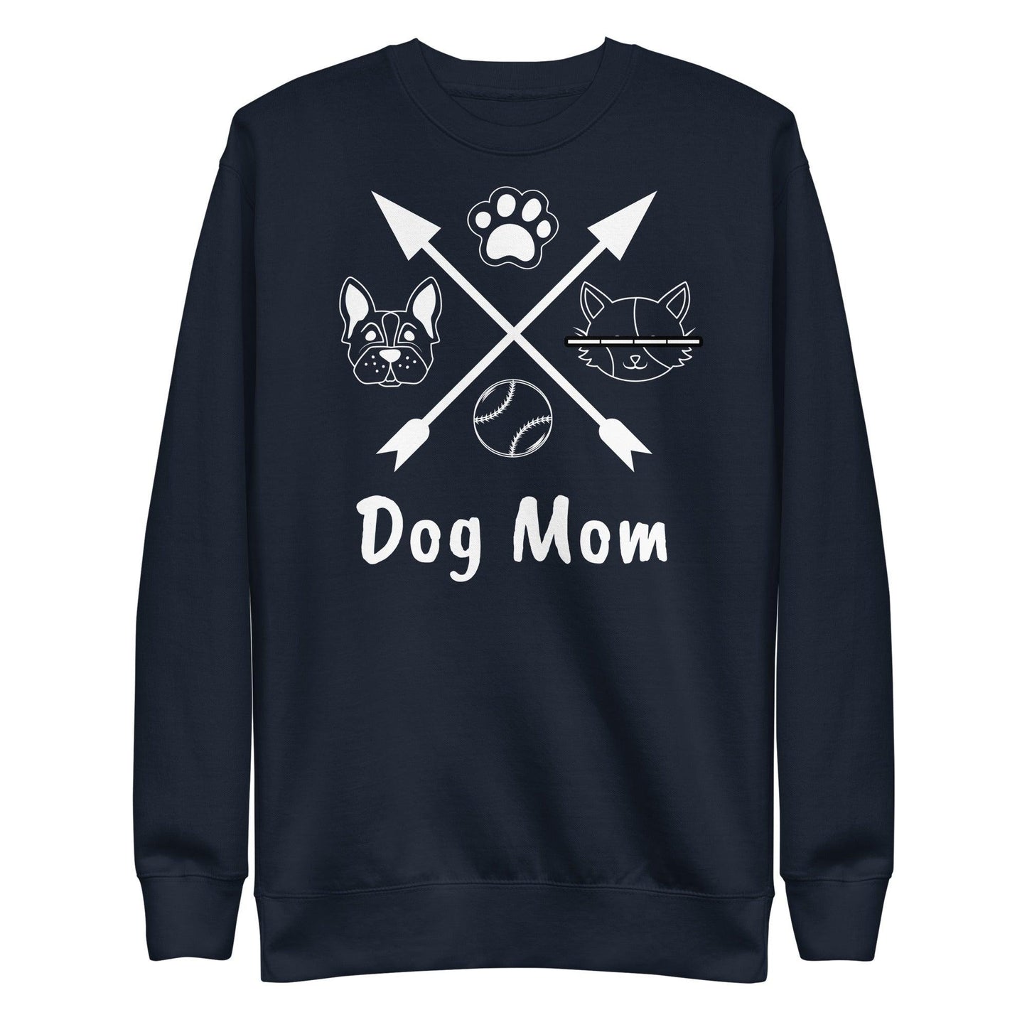 Dog Mom Unisex Premium Sweatshirt - Lizard Vigilante