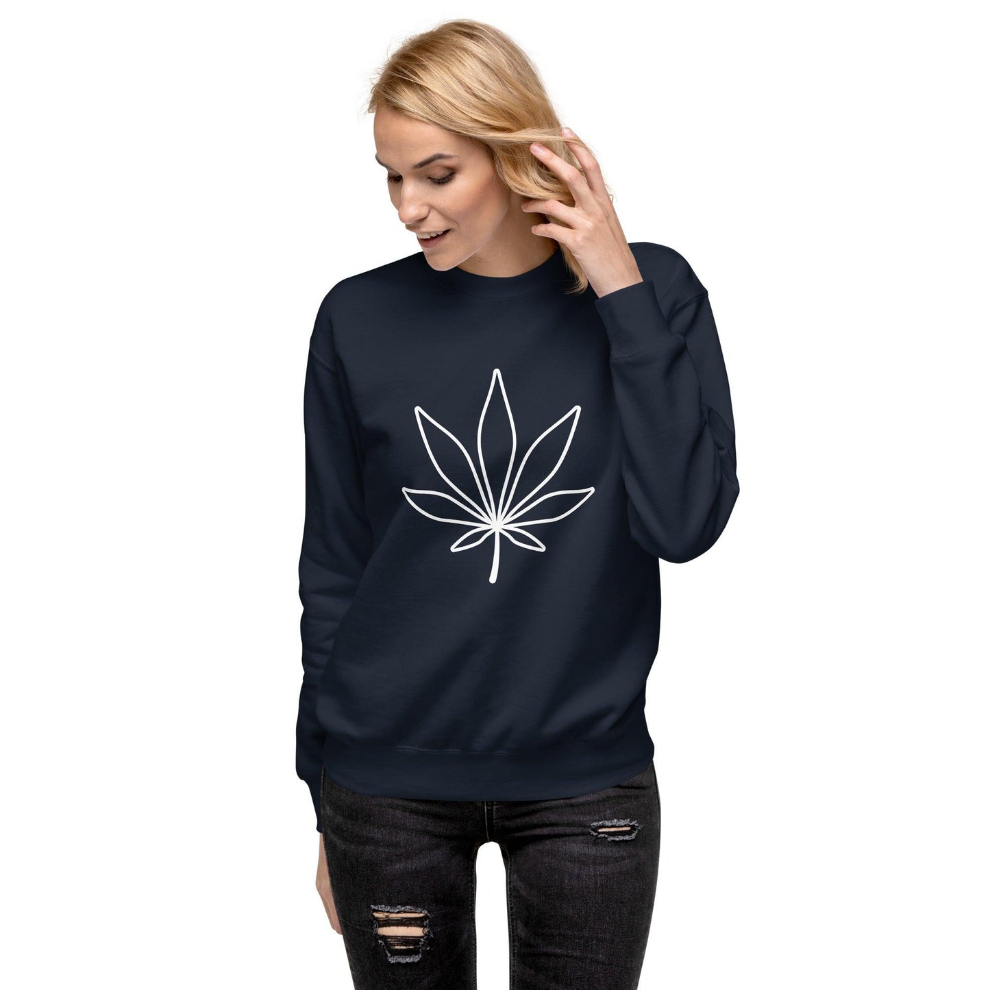 Pot Leaf Unisex Premium Sweatshirt - Lizard Vigilante