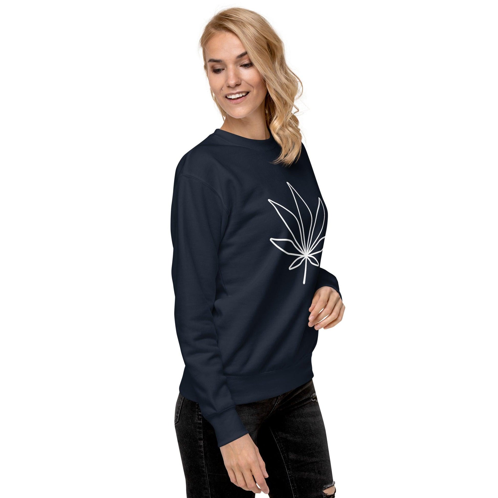 Pot Leaf Unisex Premium Sweatshirt - Lizard Vigilante